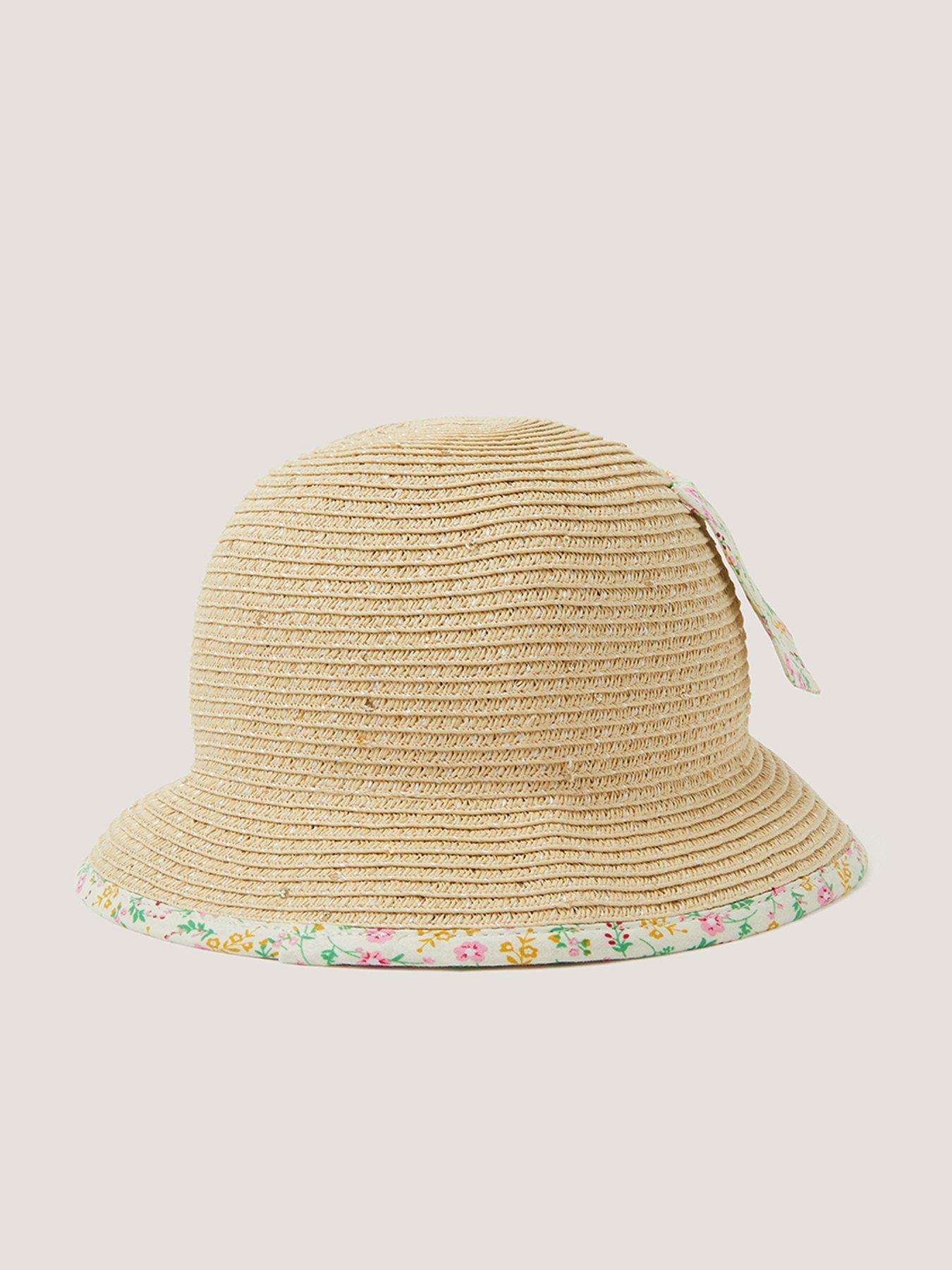 Image 2 of 3 of Monsoon Baby Girls Ditsy Bunny Hat - Multi