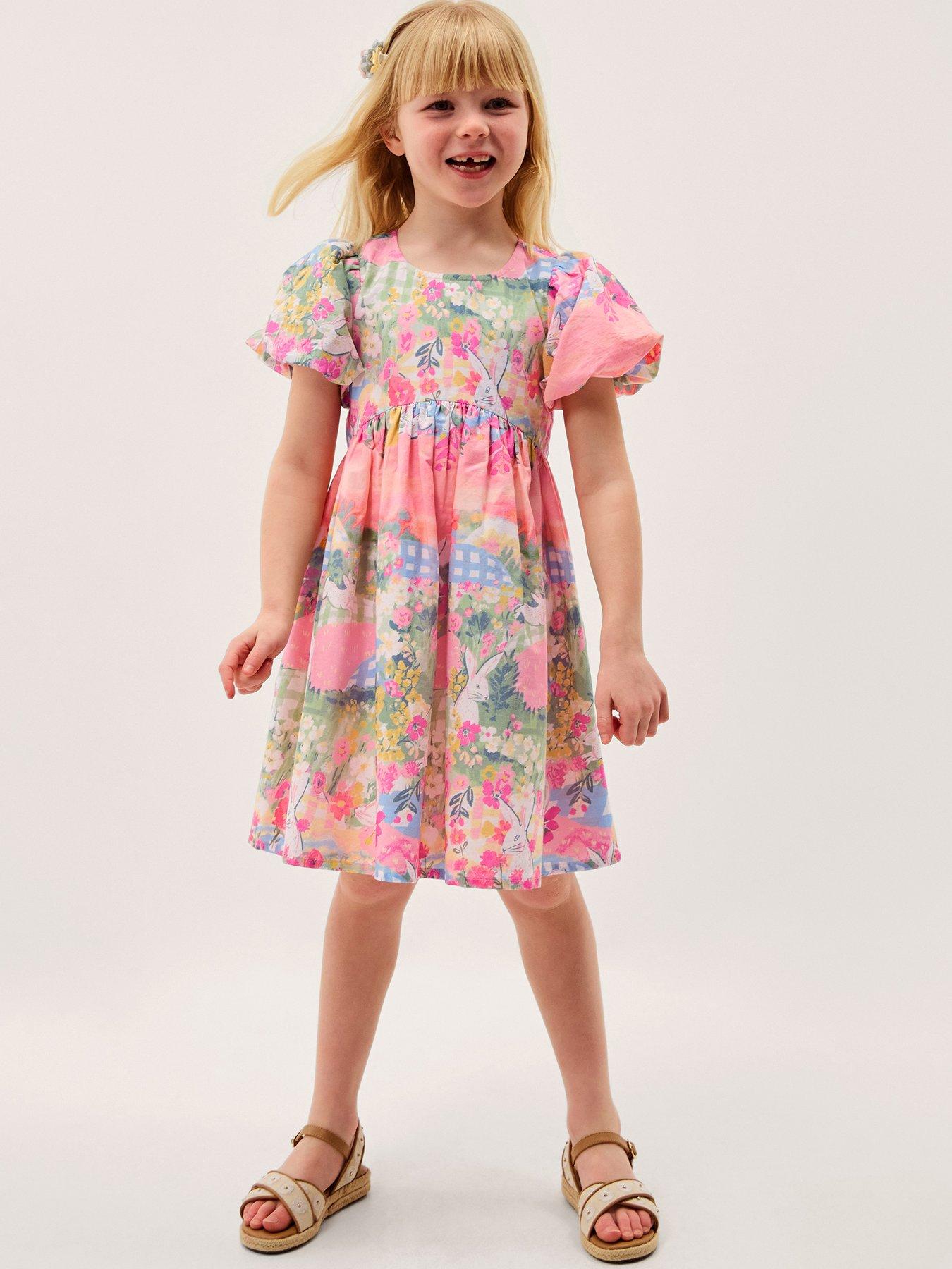 monsoon-girls-bunny-scene-poplin-dress-yellow