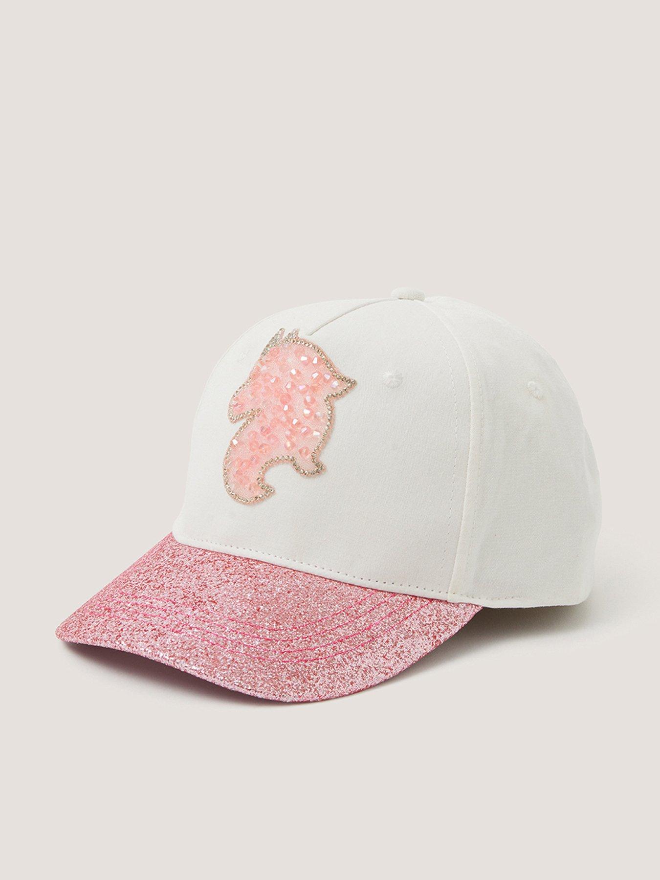 Image 1 of 3 of Monsoon Girls Dazzle Sparkle Unicorn Cap - Pink