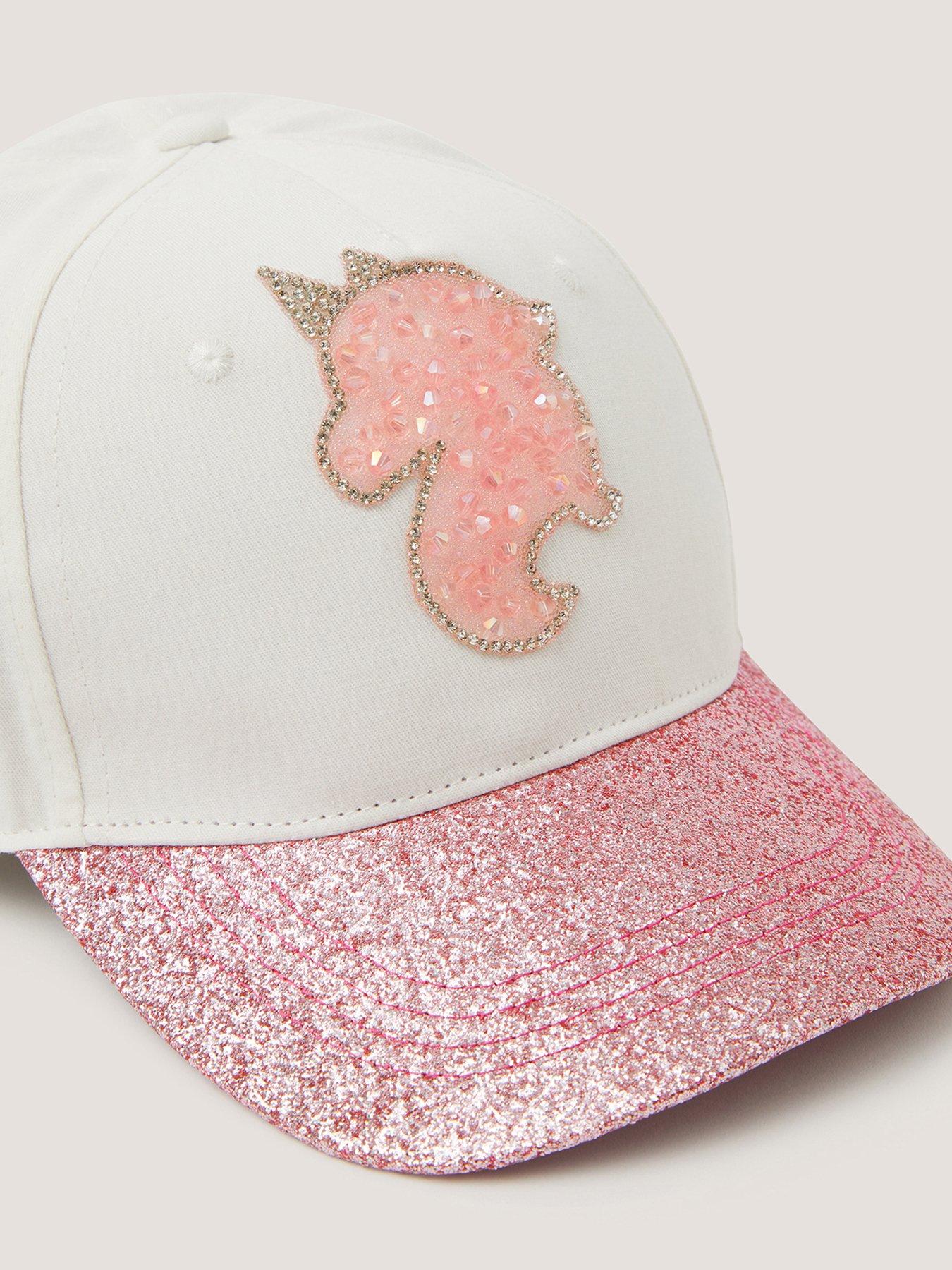 Image 3 of 3 of Monsoon Girls Dazzle Sparkle Unicorn Cap - Pink