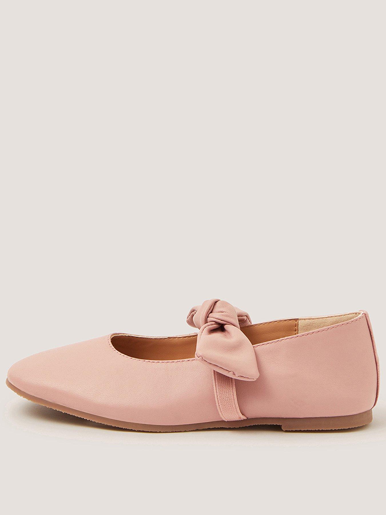 monsoon-girls-bow-ballerina-shoes-pink