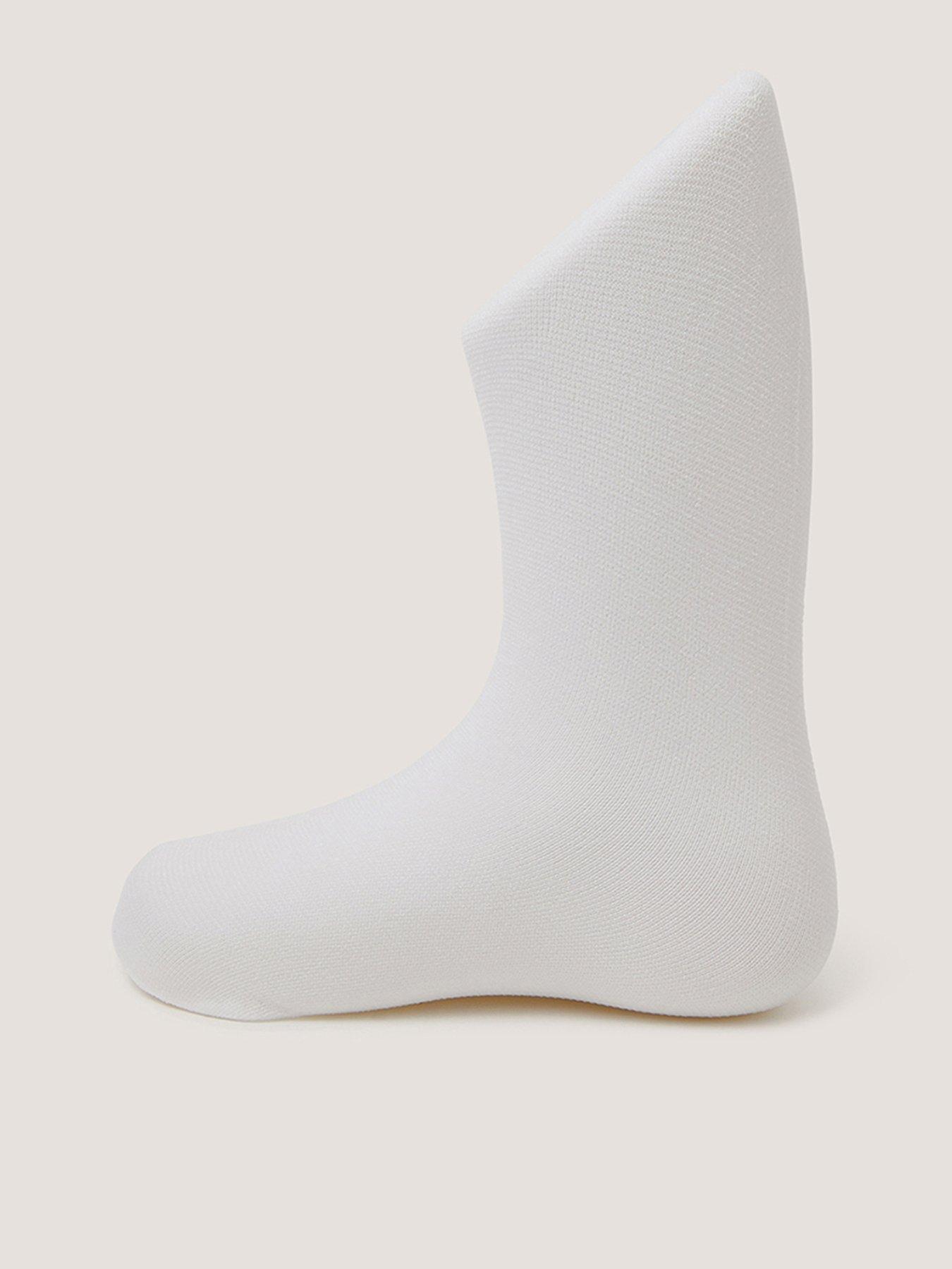 Monsoon Baby Girls 2 Pack White Tights - White