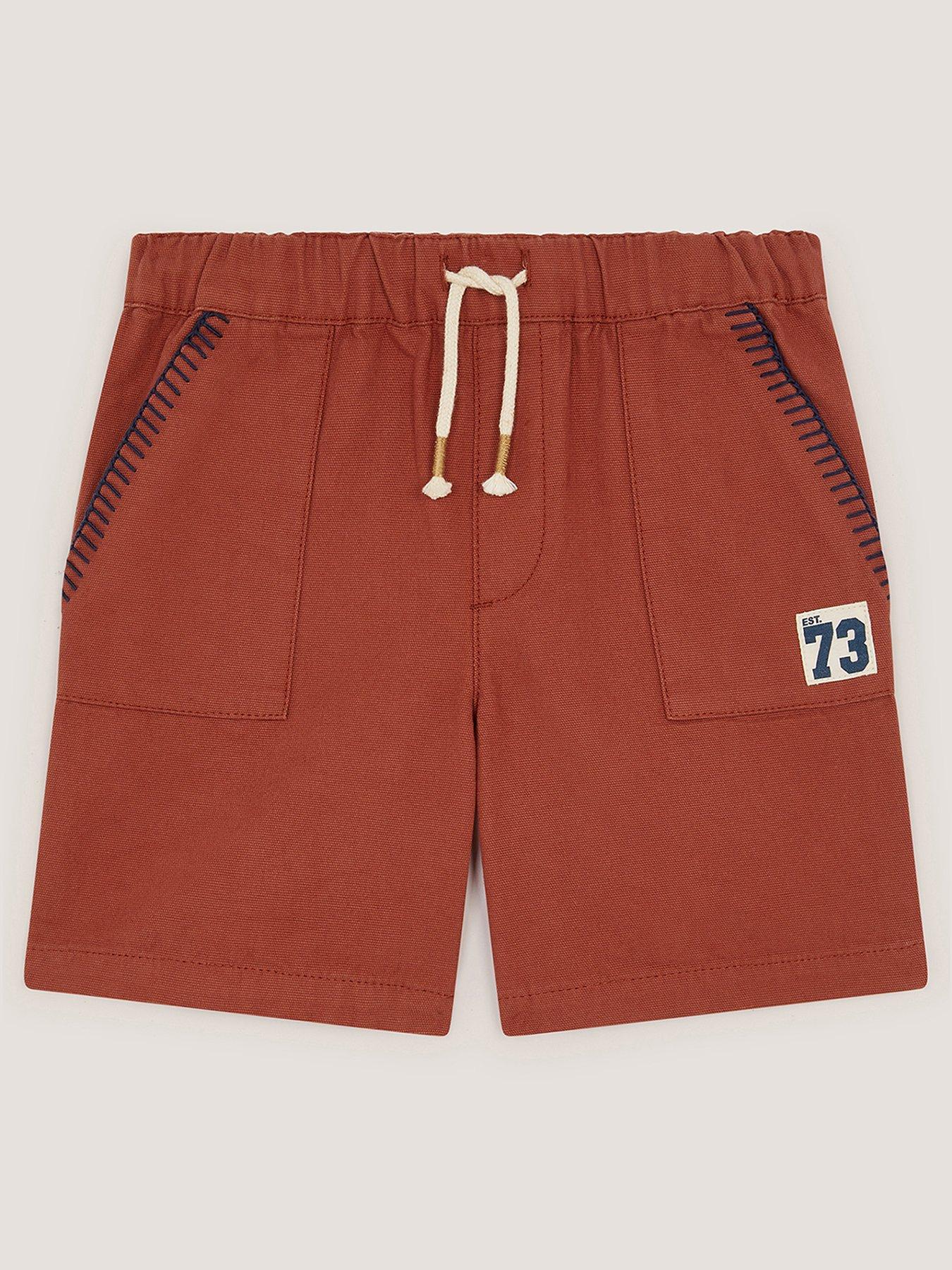 Image 2 of 4 of Monsoon Boys Pull On Shorts - Red