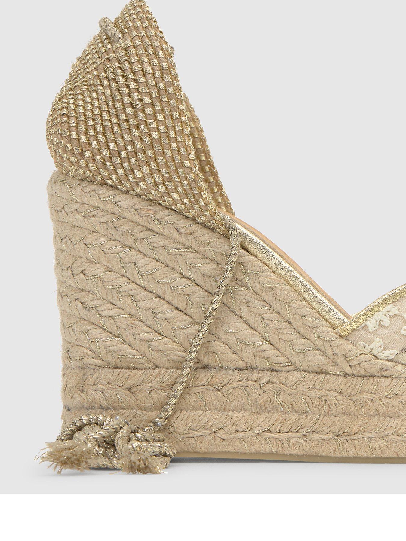 Image 3 of 5 of CASTANER Flower Emboridered Chunky Sandal