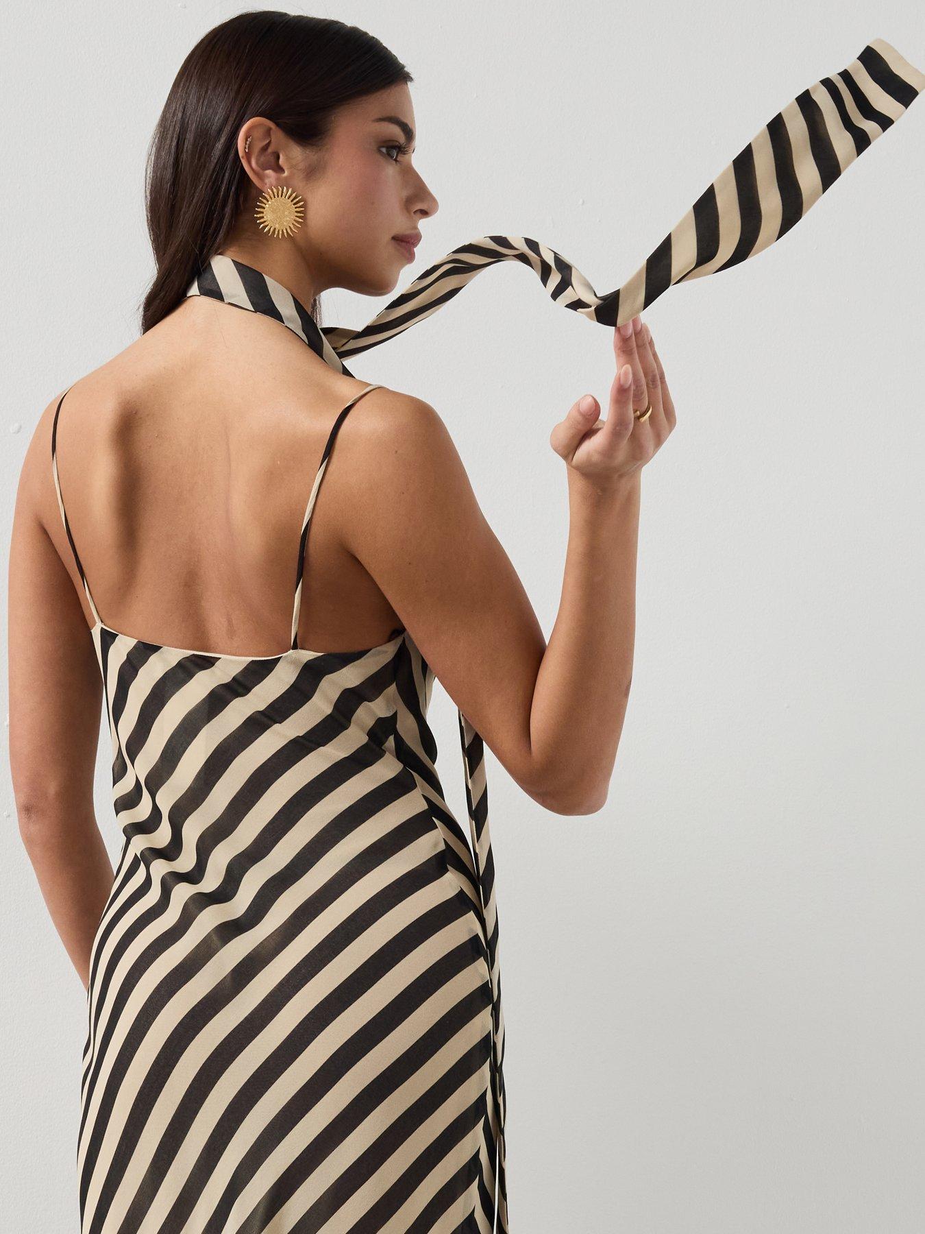 mango-printed-slip-dress-with-foulard-blackoutfit
