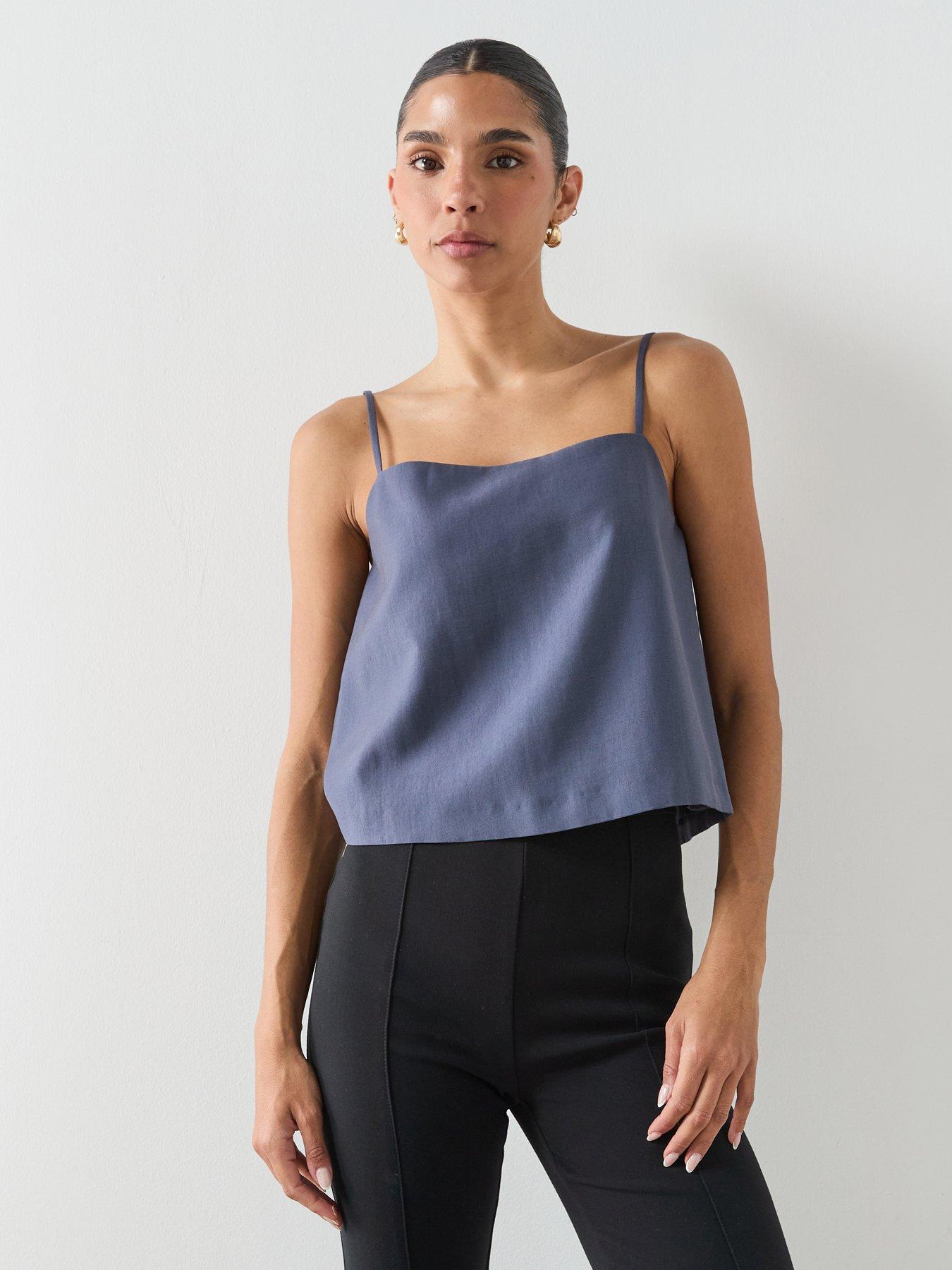 mango-lyocell-suit-waistcoat-bluedetail