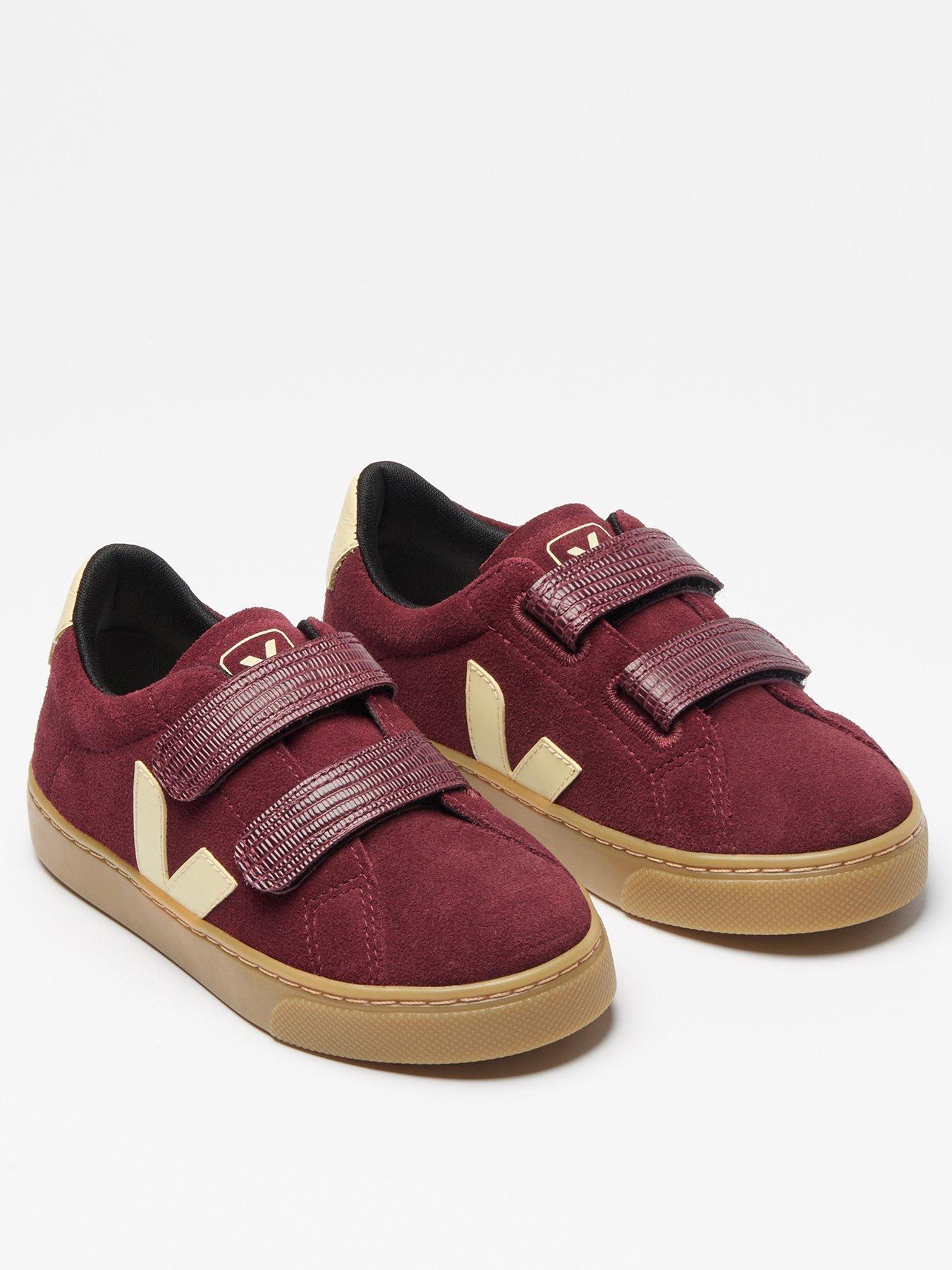 Image 2 of 3 of Veja Kids Small Esplar Suede - Burgundy