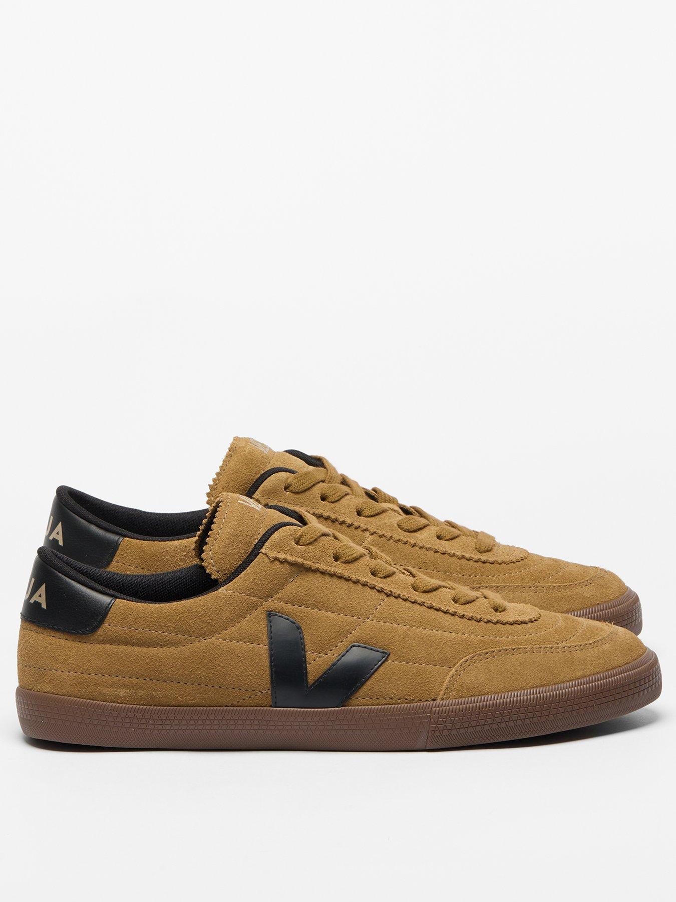 Image 1 of 3 of Veja Mens Panenka Low Profile Suede Lace Up Trainers - Brown