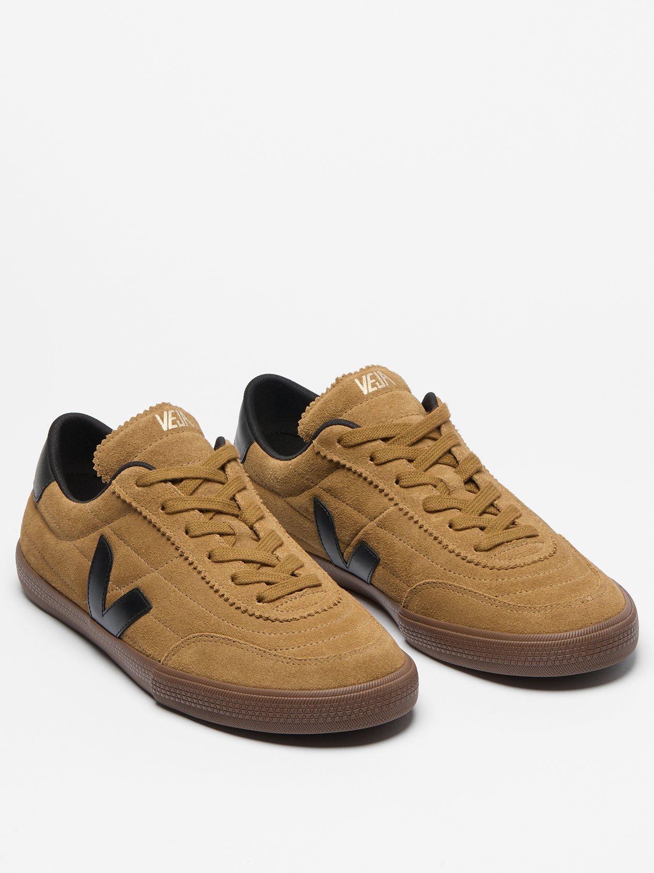 Image 2 of 3 of Veja Mens Panenka Low Profile Suede Lace Up Trainers - Brown