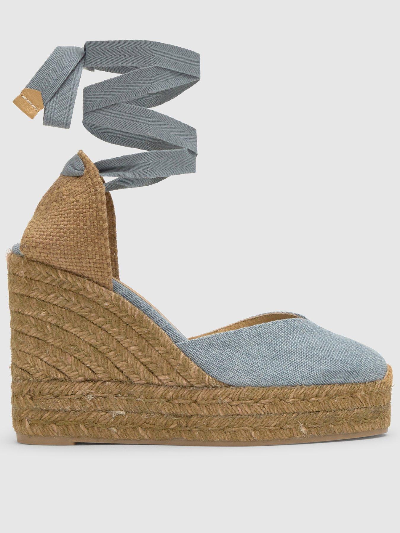 CASTANER Denim Espadrille Wedge