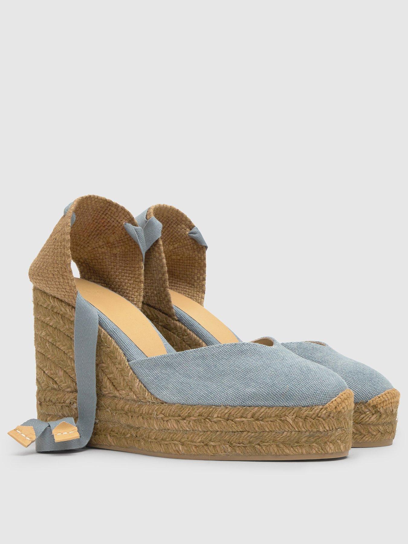 Image 2 of 4 of CASTANER Denim Espadrille Wedge
