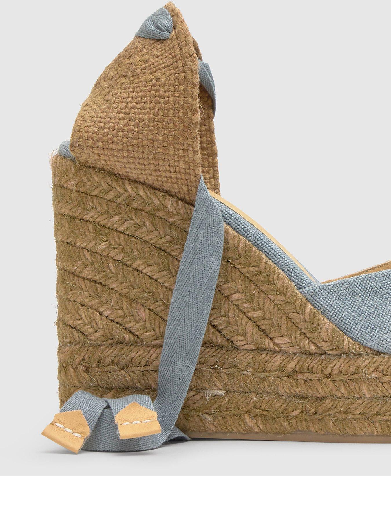 Image 3 of 4 of CASTANER Denim Espadrille Wedge