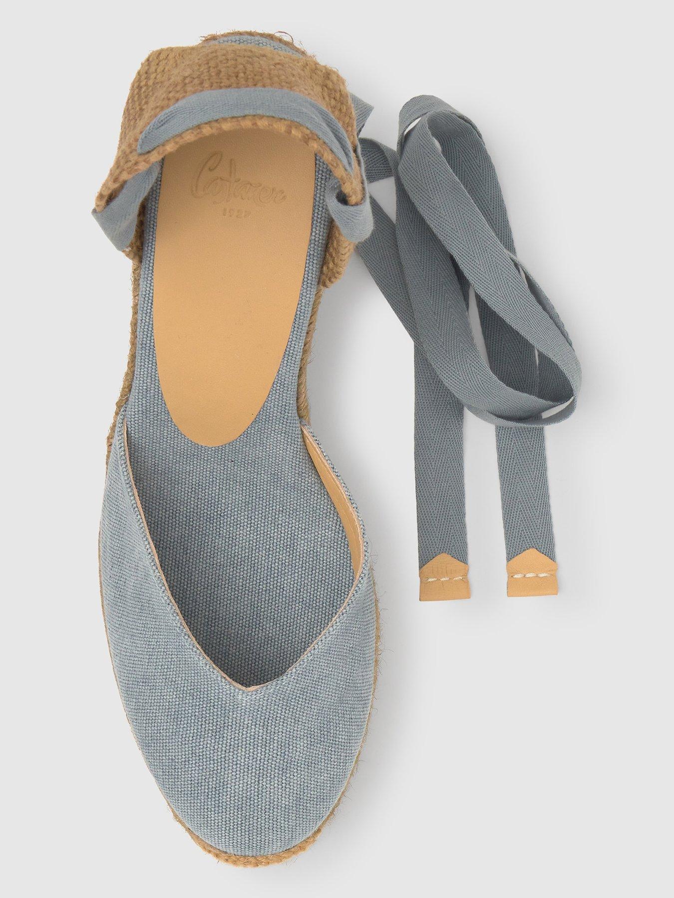 Image 4 of 4 of CASTANER Denim Espadrille Wedge