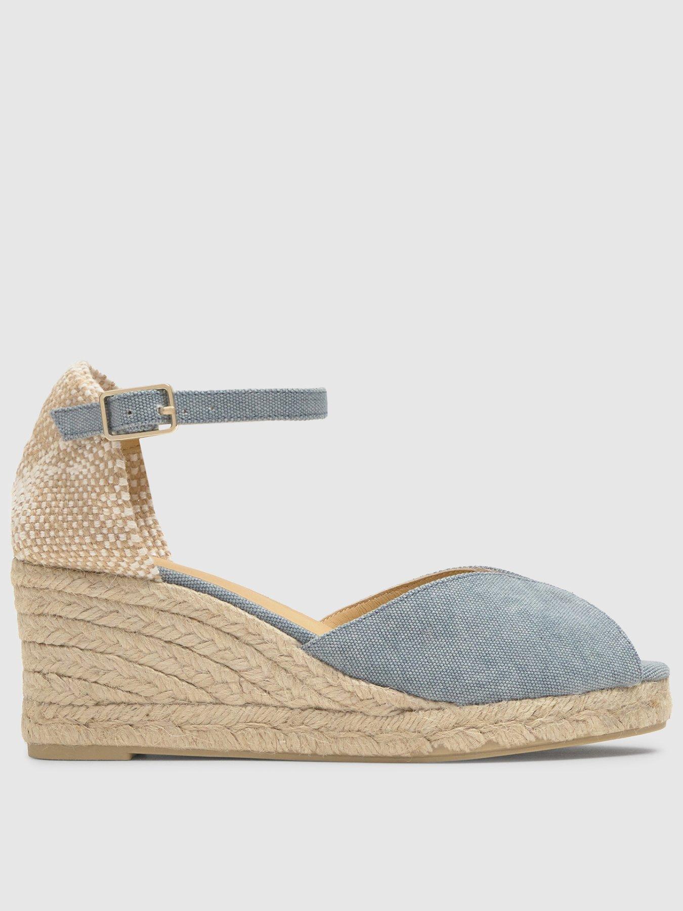 CASTANER Denim Espadrille Wedge