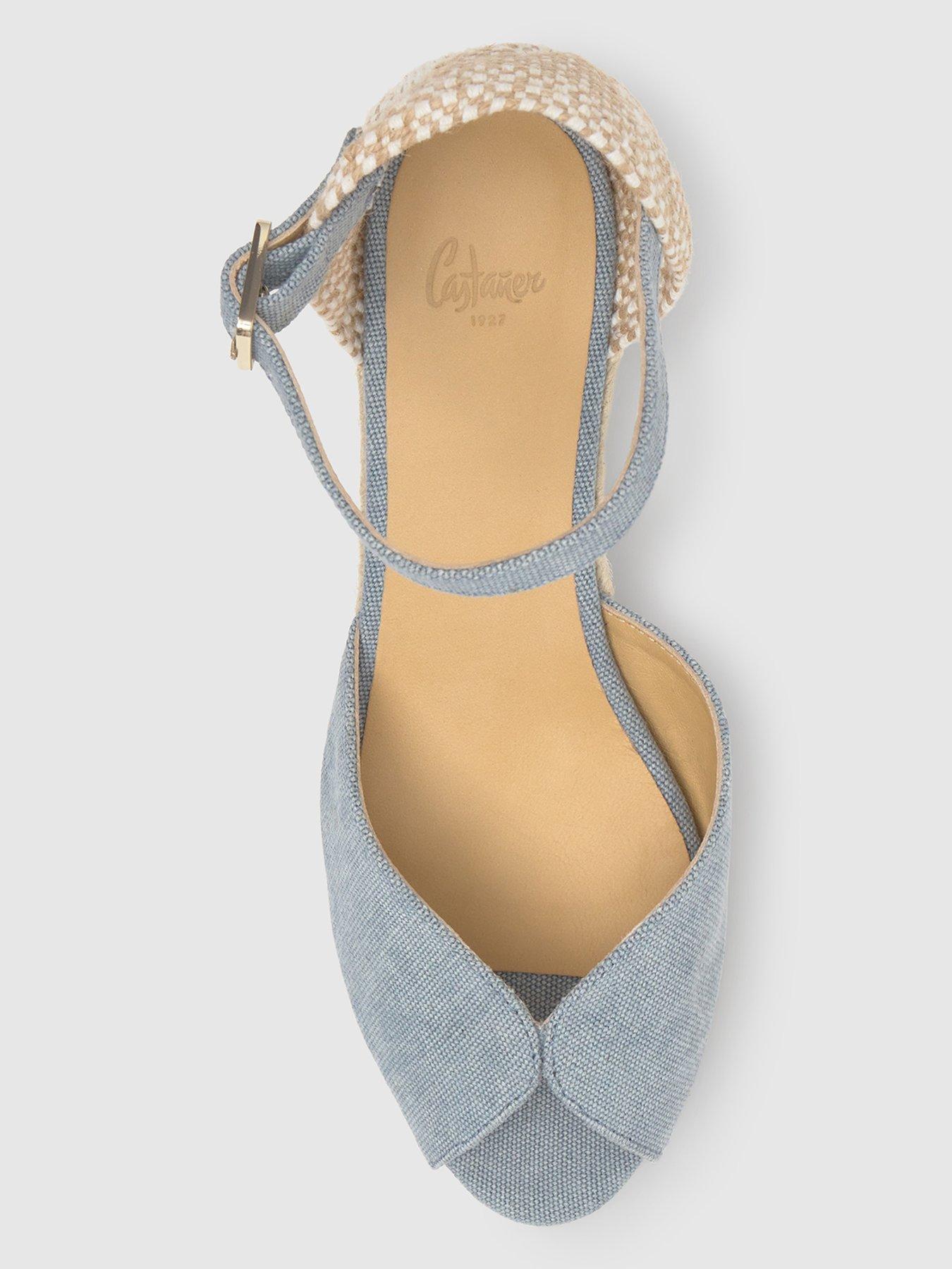 Image 4 of 4 of CASTANER Denim Espadrille Wedge