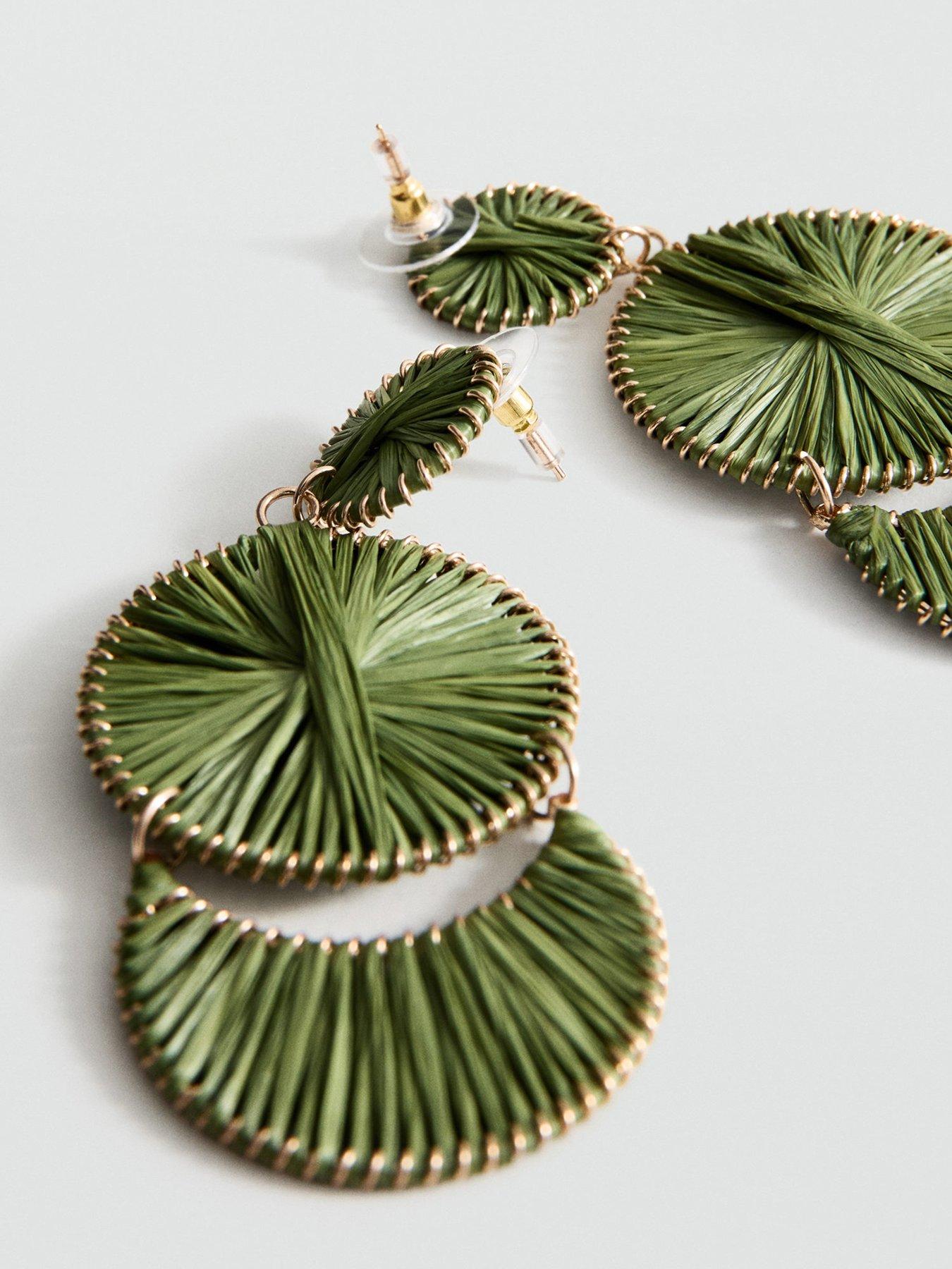 mango-long-earrings-with-circular-design-greenback