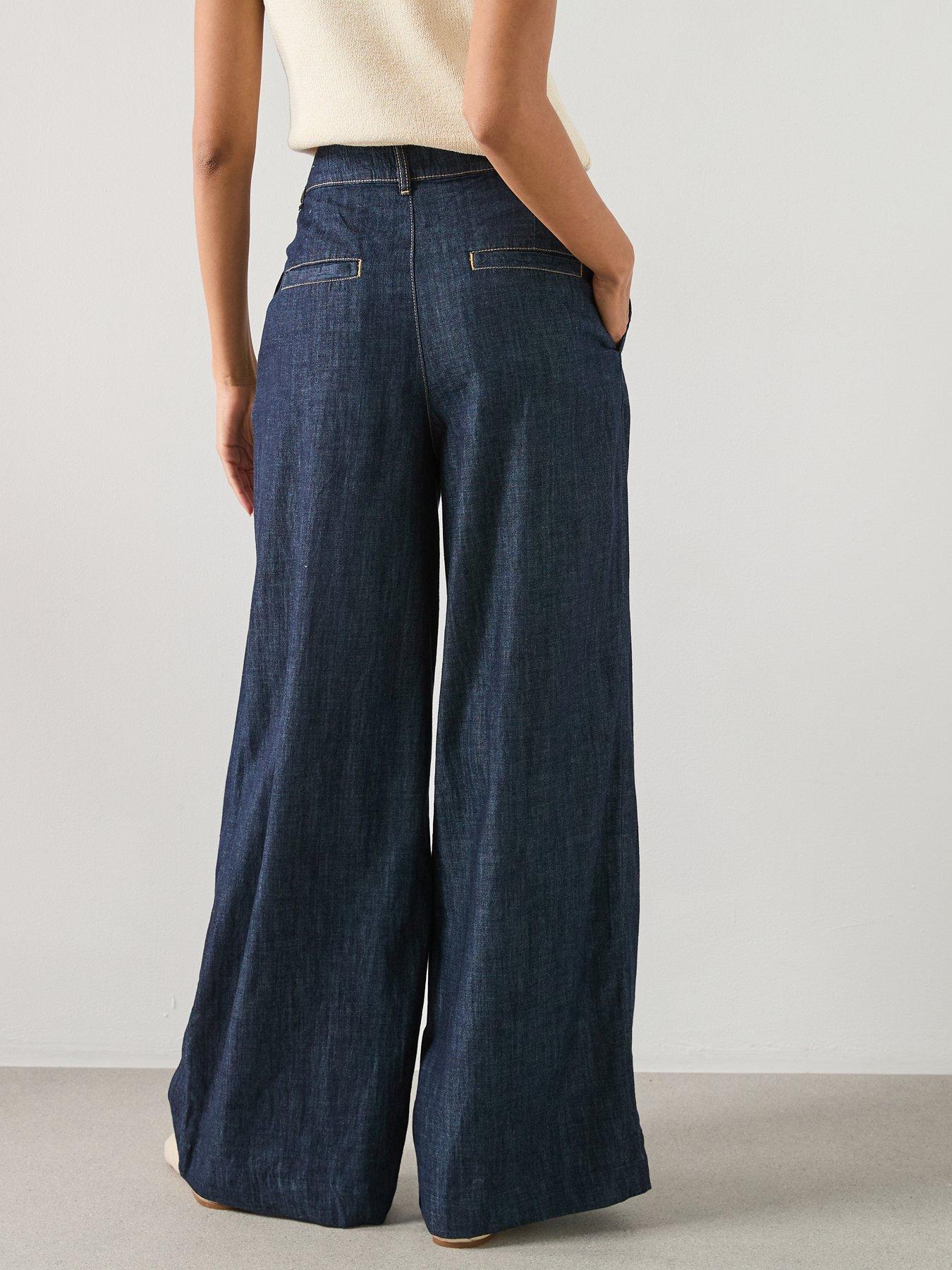 mango-wide-leg-denim-trousers-with-belt-loops-bluestillFront