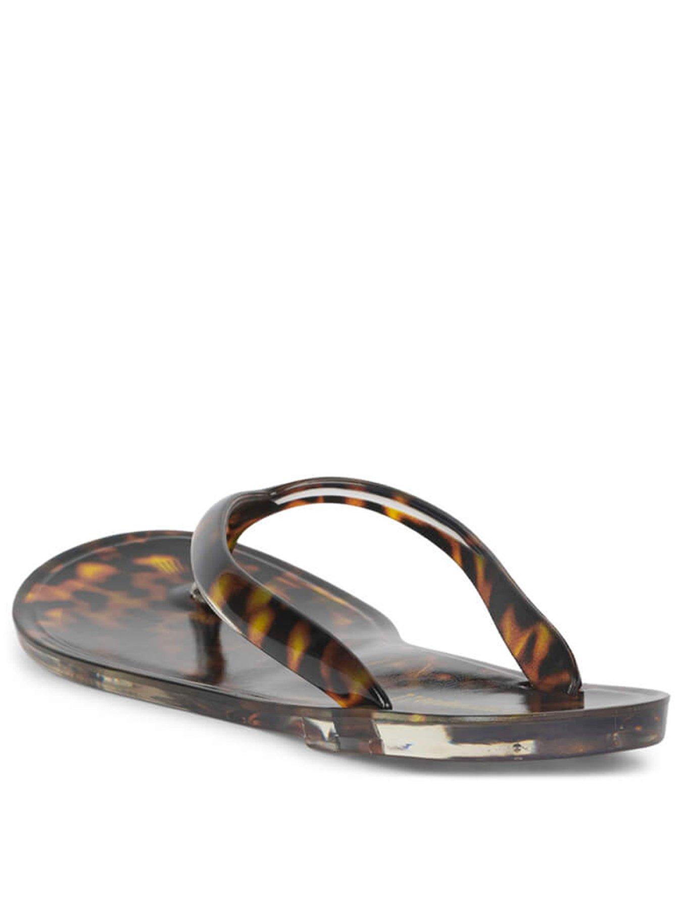 Image 3 of 4 of Jeffrey Campbell Beach Day Flip Flops - Tortoise