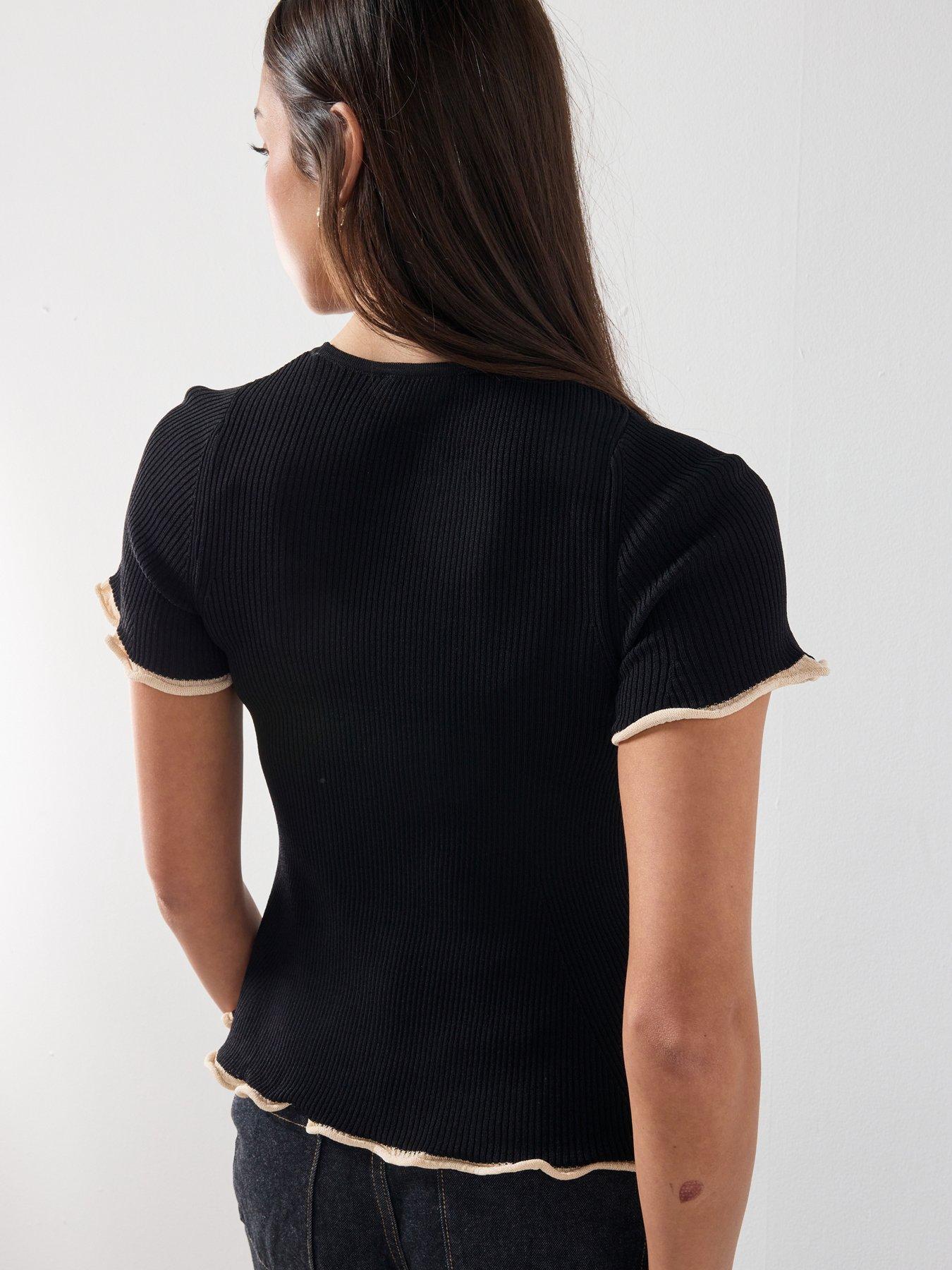 mango-peplum-sweater-contrasting-trim-blackstillFront