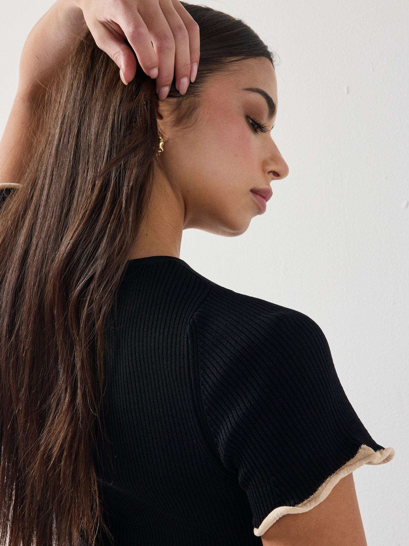 mango-peplum-sweater-contrasting-trim-blackoutfit