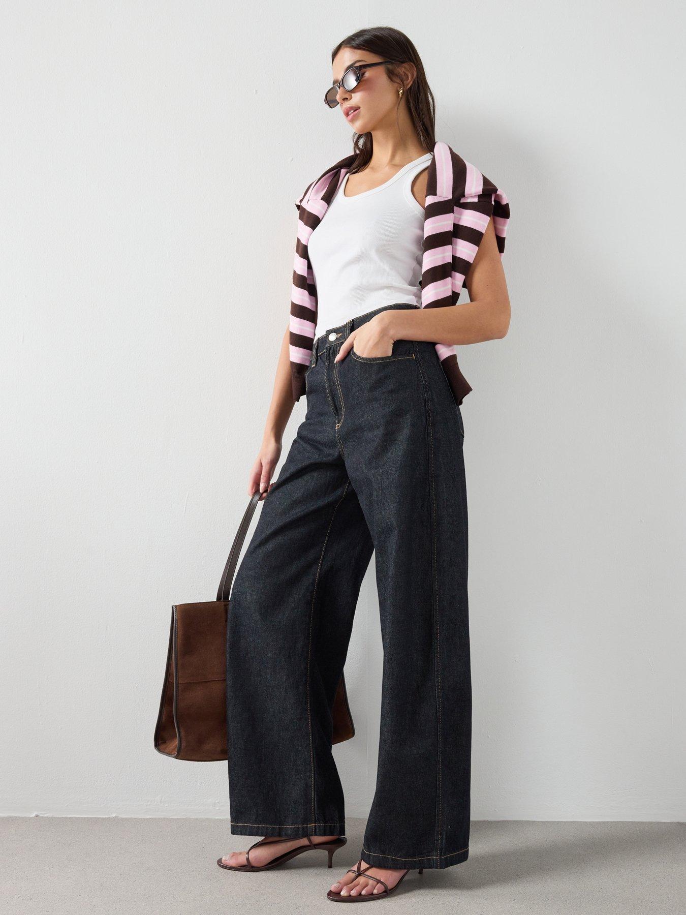 Image 3 of 6 of Mango Mid-rise Balloon Jeans - Blue