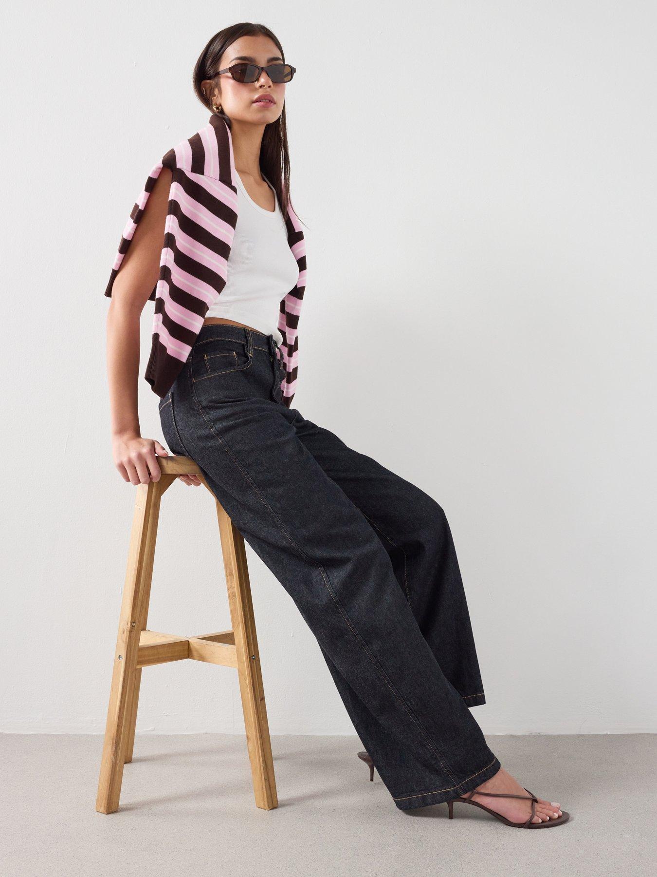 Image 5 of 6 of Mango Mid-rise Balloon Jeans - Blue