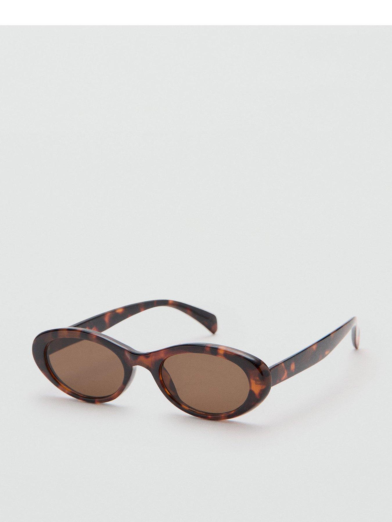 mango-resin-frame-sunglasses-brownfront