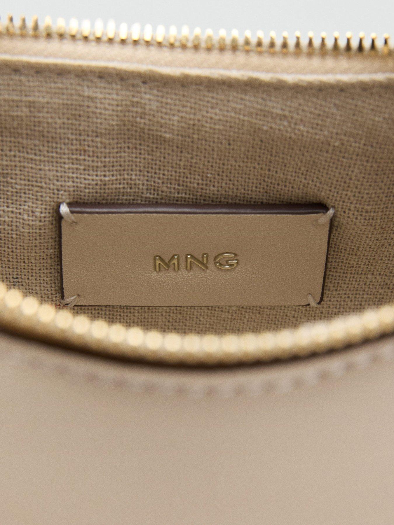 Image 4 of 6 of Mango Oval Shoulder Bag - Cream
