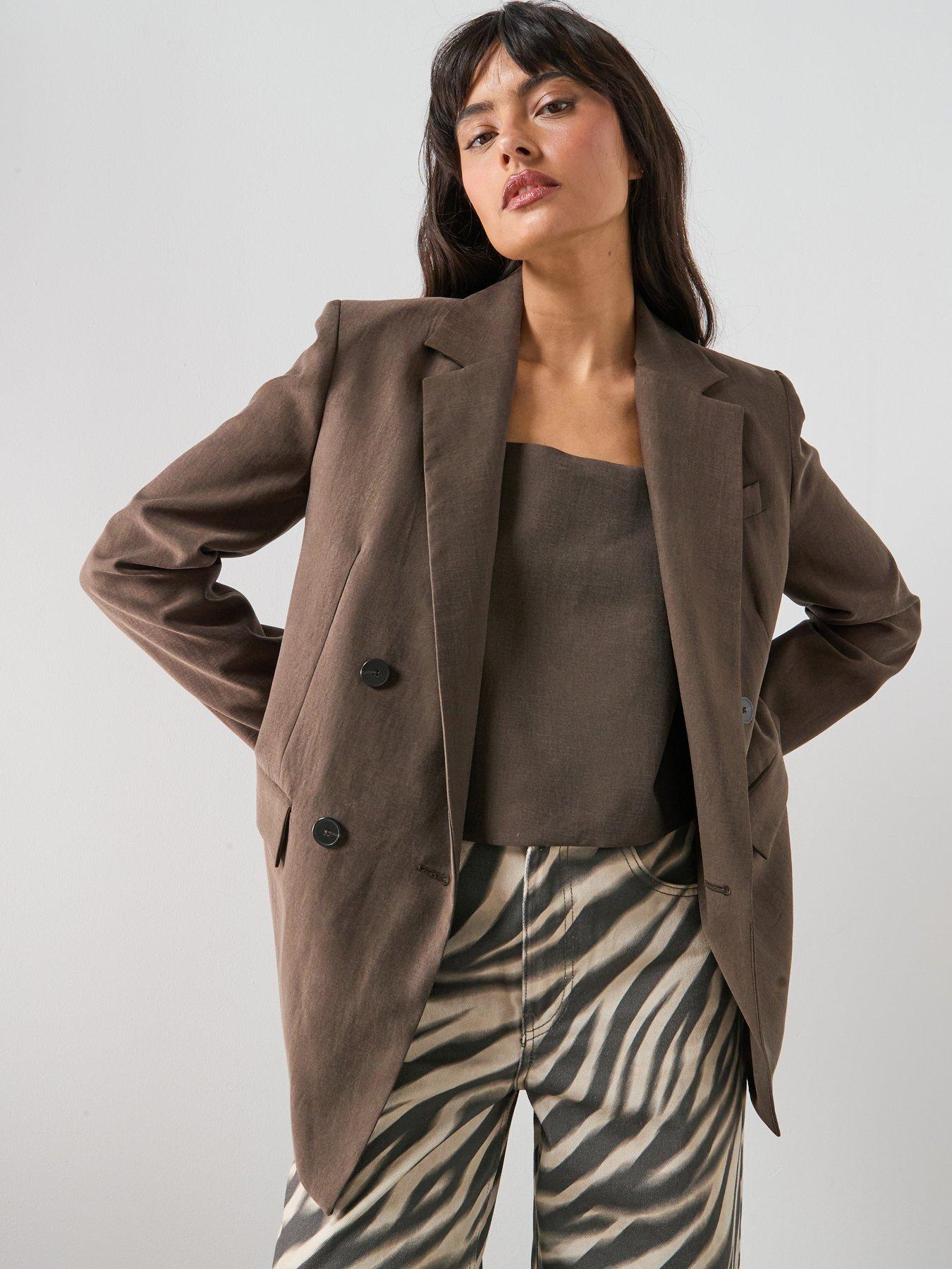 mango-straight-fit-lyocell-suit-jacket-brown