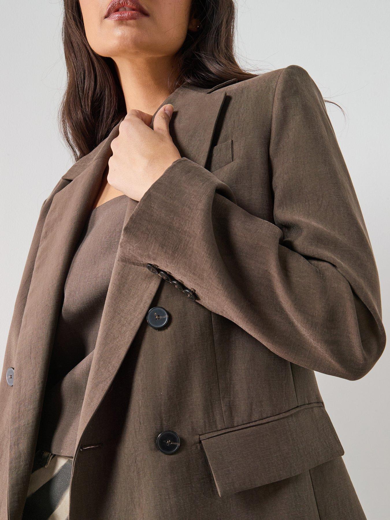 mango-straight-fit-lyocell-suit-jacket-brownoutfit