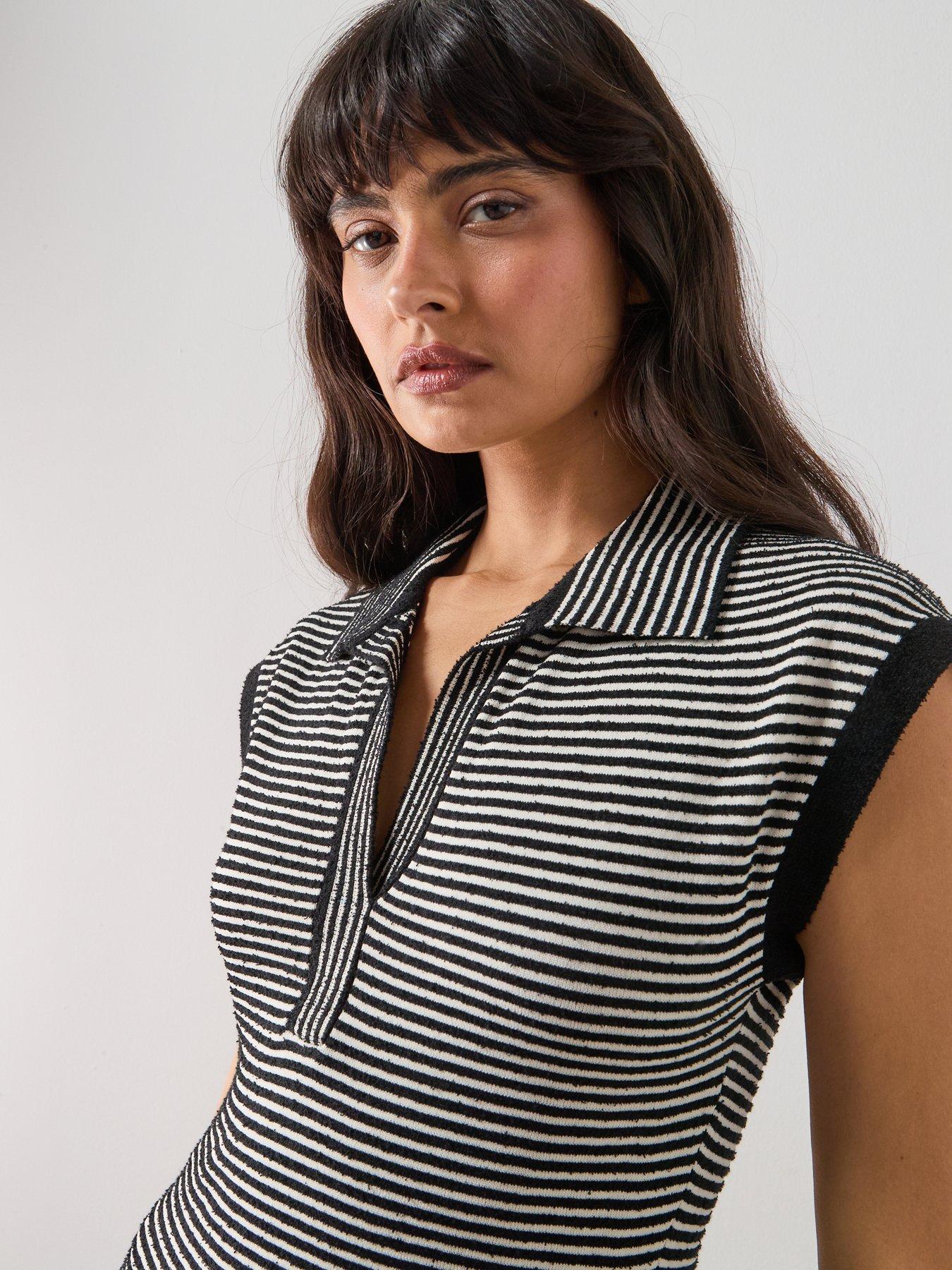 mango-striped-polo-neck-sweater-blackoutfit