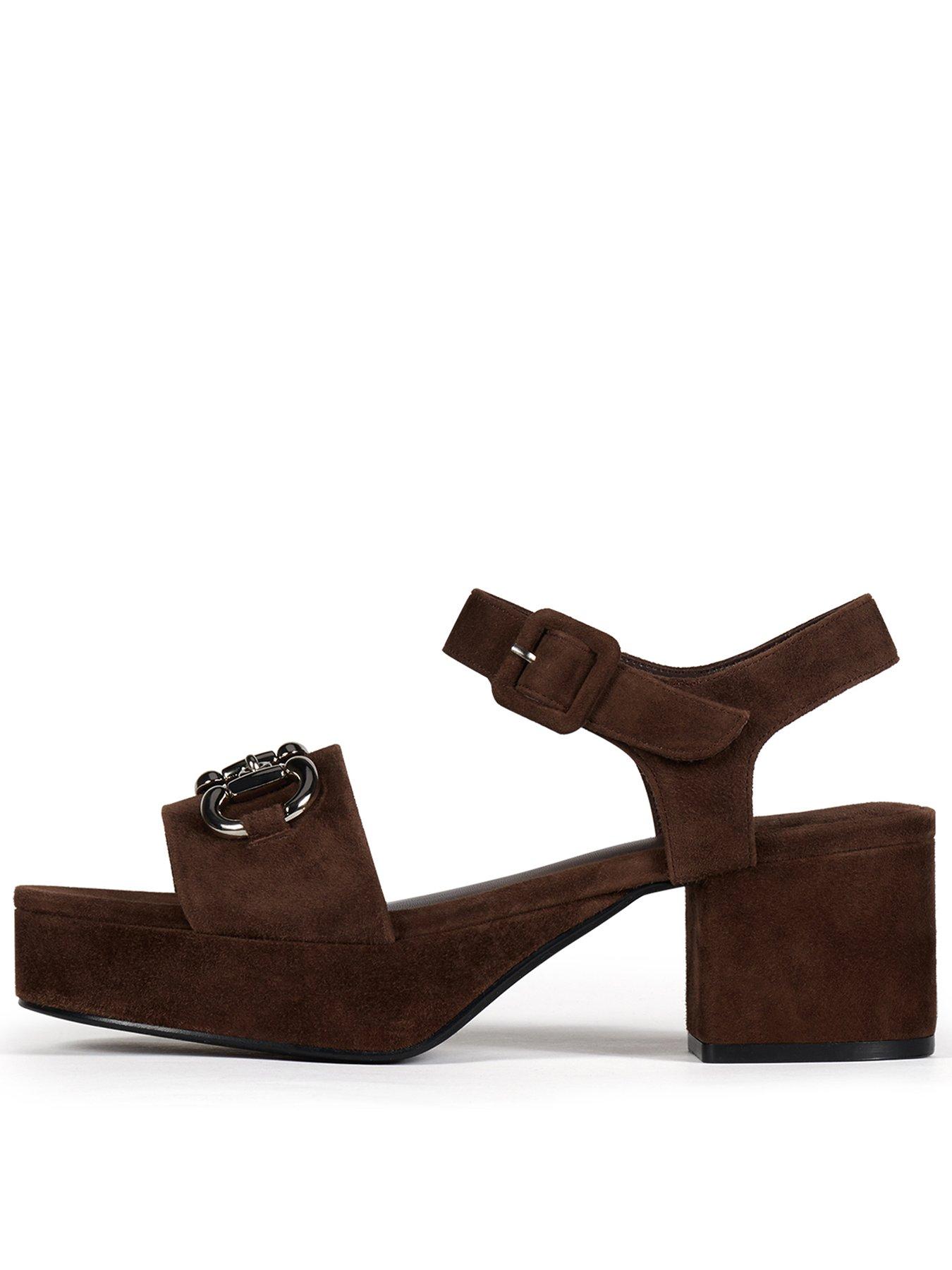 Jeffrey Campbell Timeless Heeled Sandals - Espresso