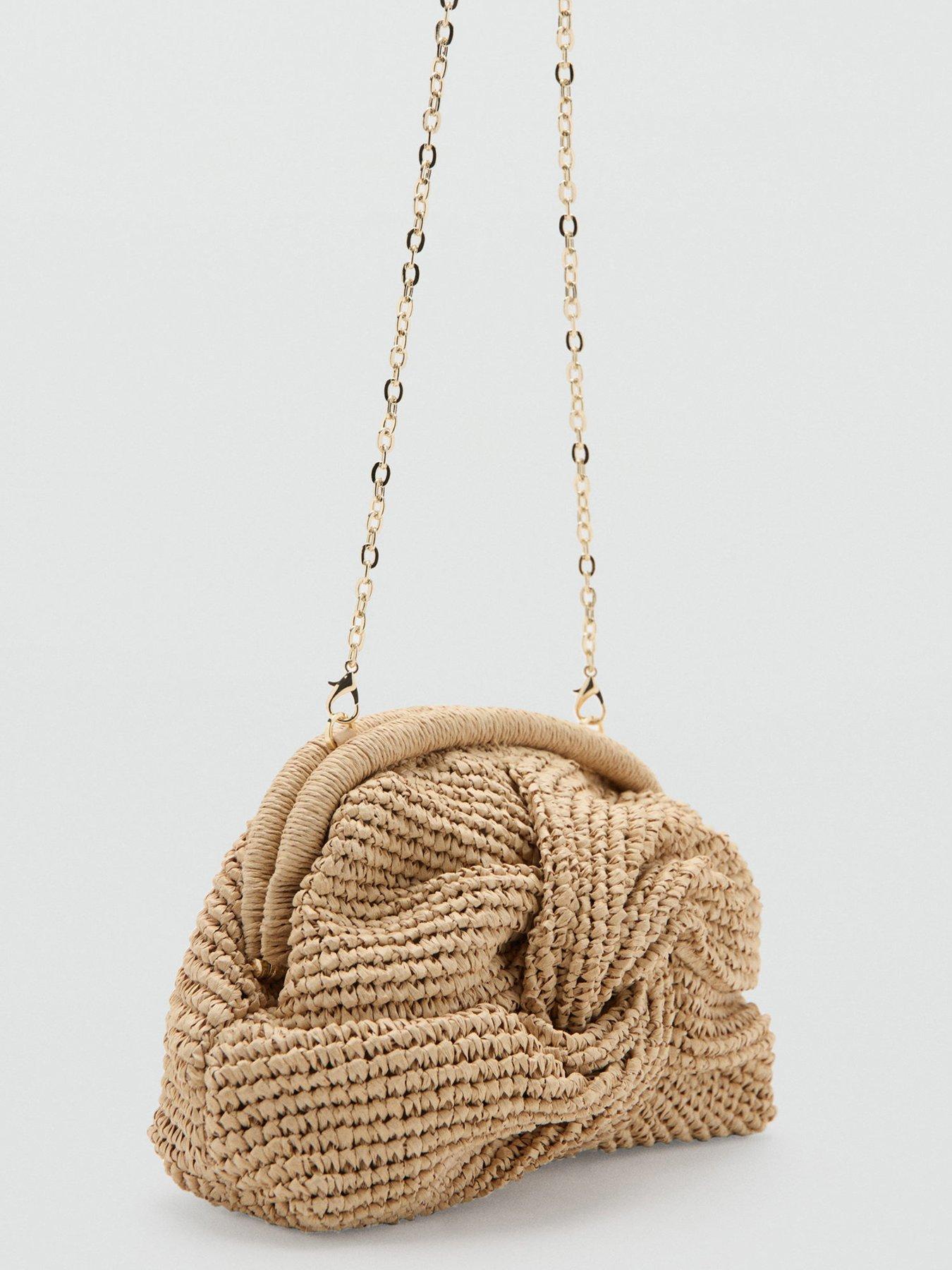 Image 2 of 4 of Mango Natural Fibre Tote Bag - Cream