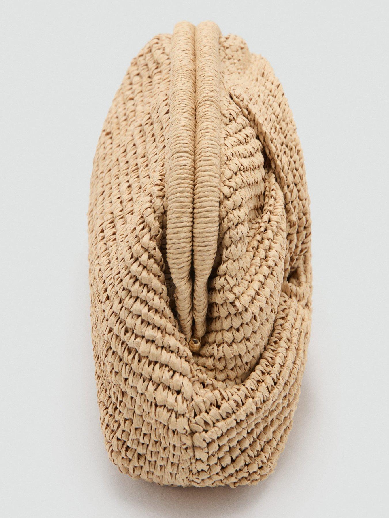 Image 3 of 4 of Mango Natural Fibre Tote Bag - Cream