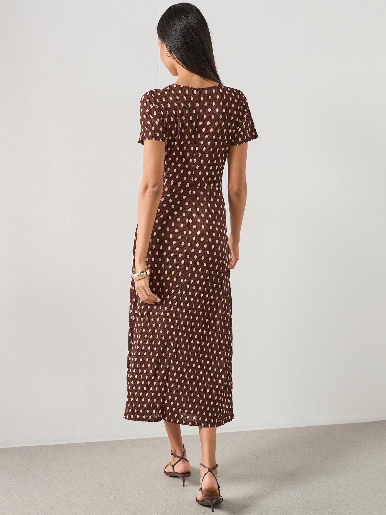 mango-printed-midi-dress-brownstillFront