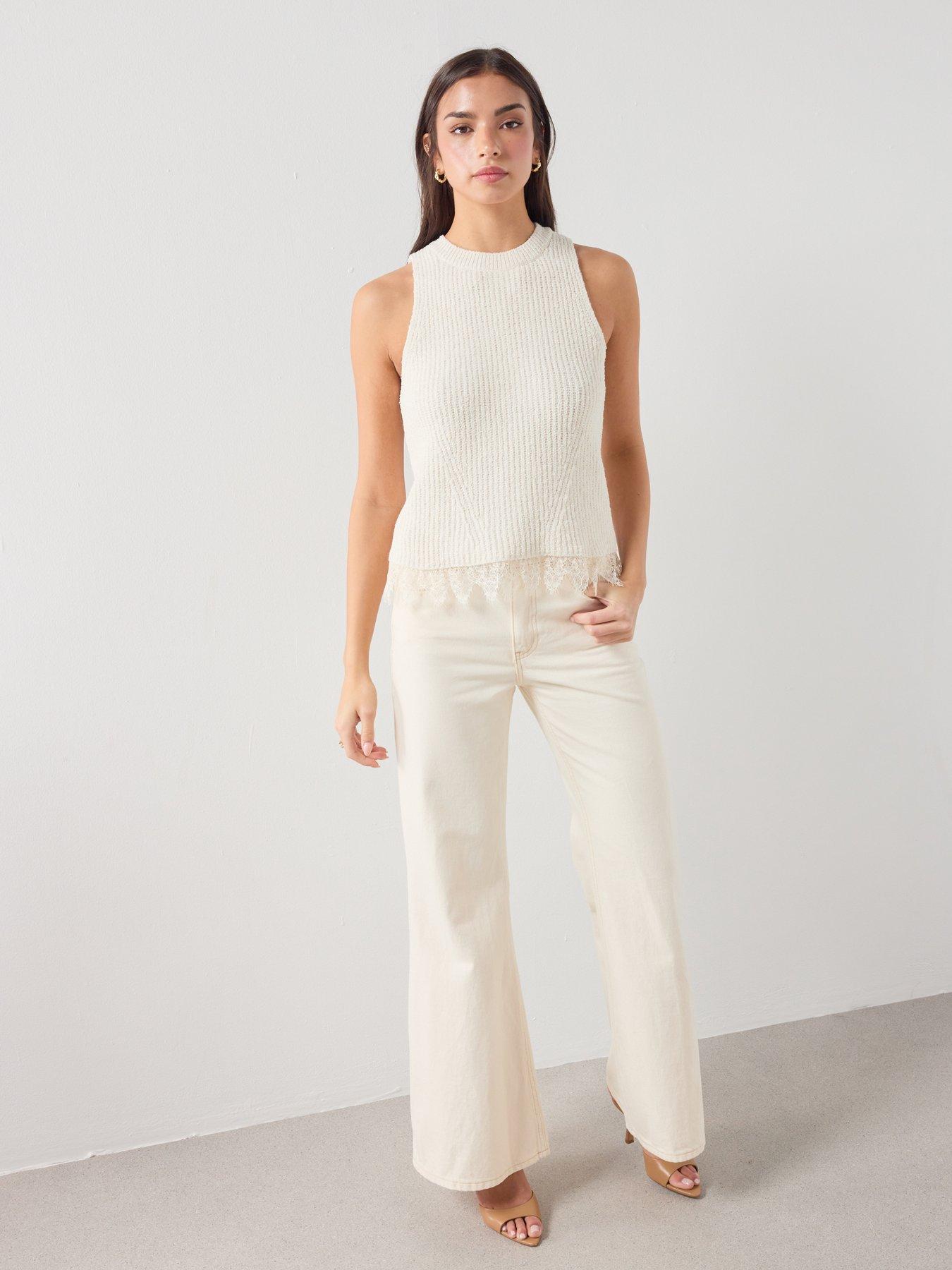 mango-lace-trimmed-knit-top-creamdetail