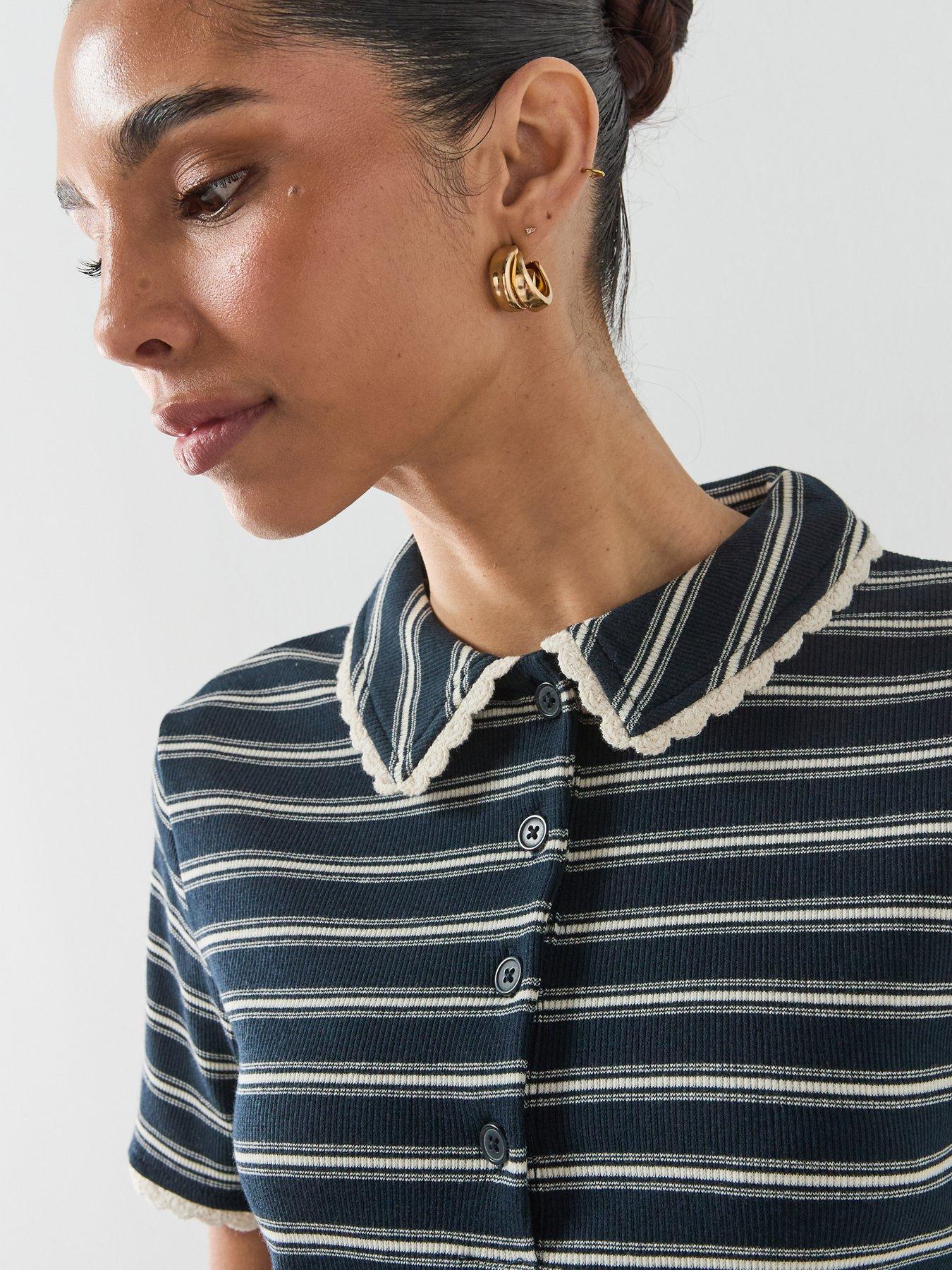 mango-scalloped-striped-polo-navydetail