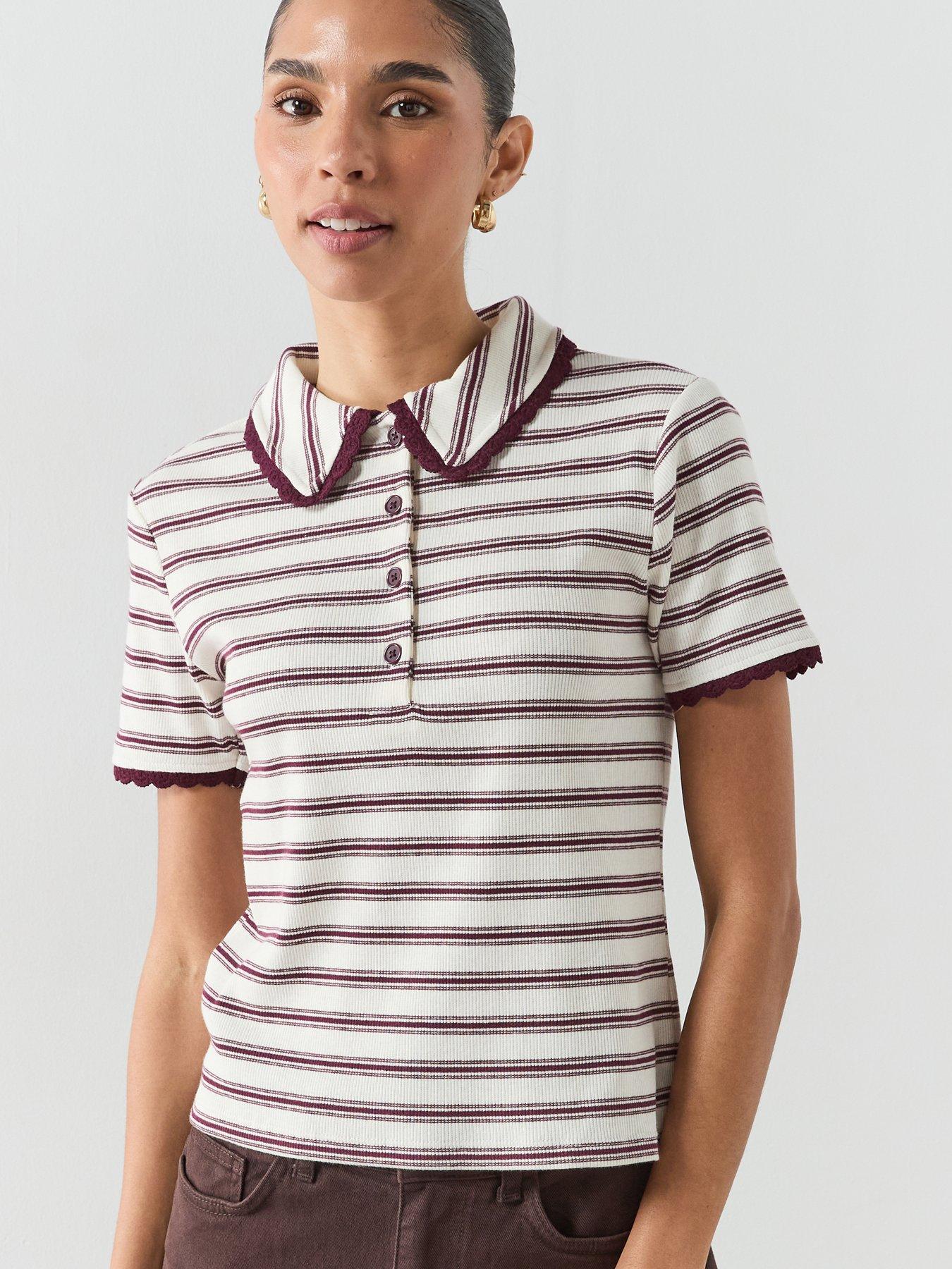 mango-scalloped-striped-polo-reddetail