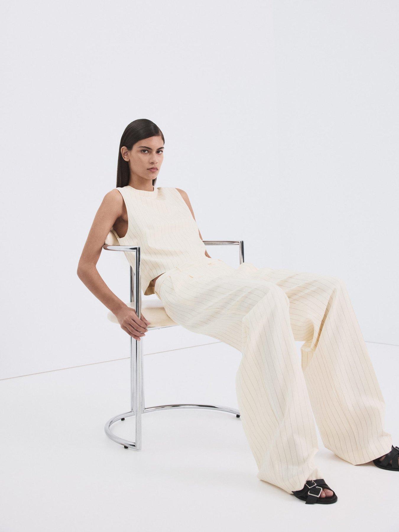 mango-pinstripe-co-ord-suit-trousers-whiteoutfit