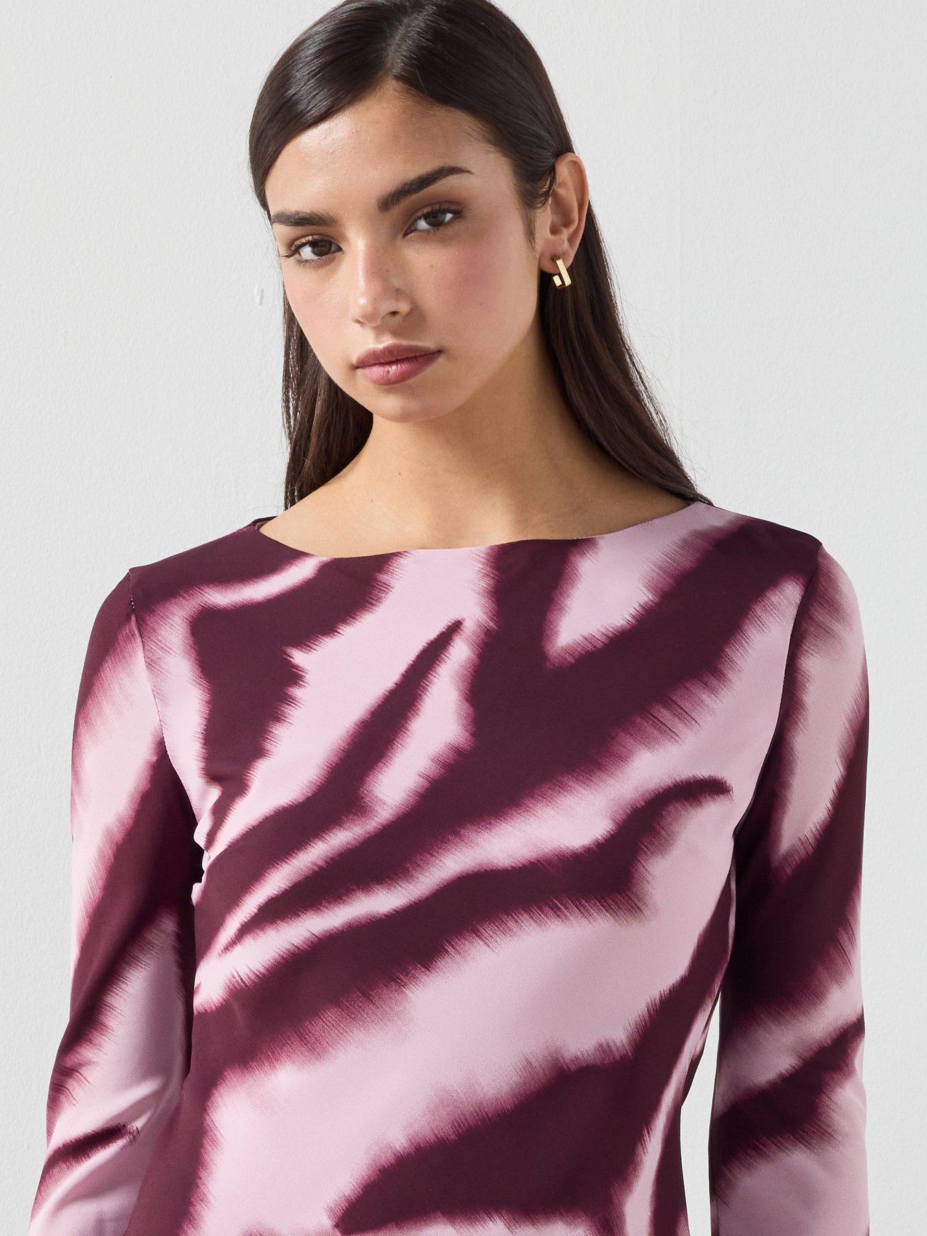 mango-a-line-animal-print-dress-purpleoutfit