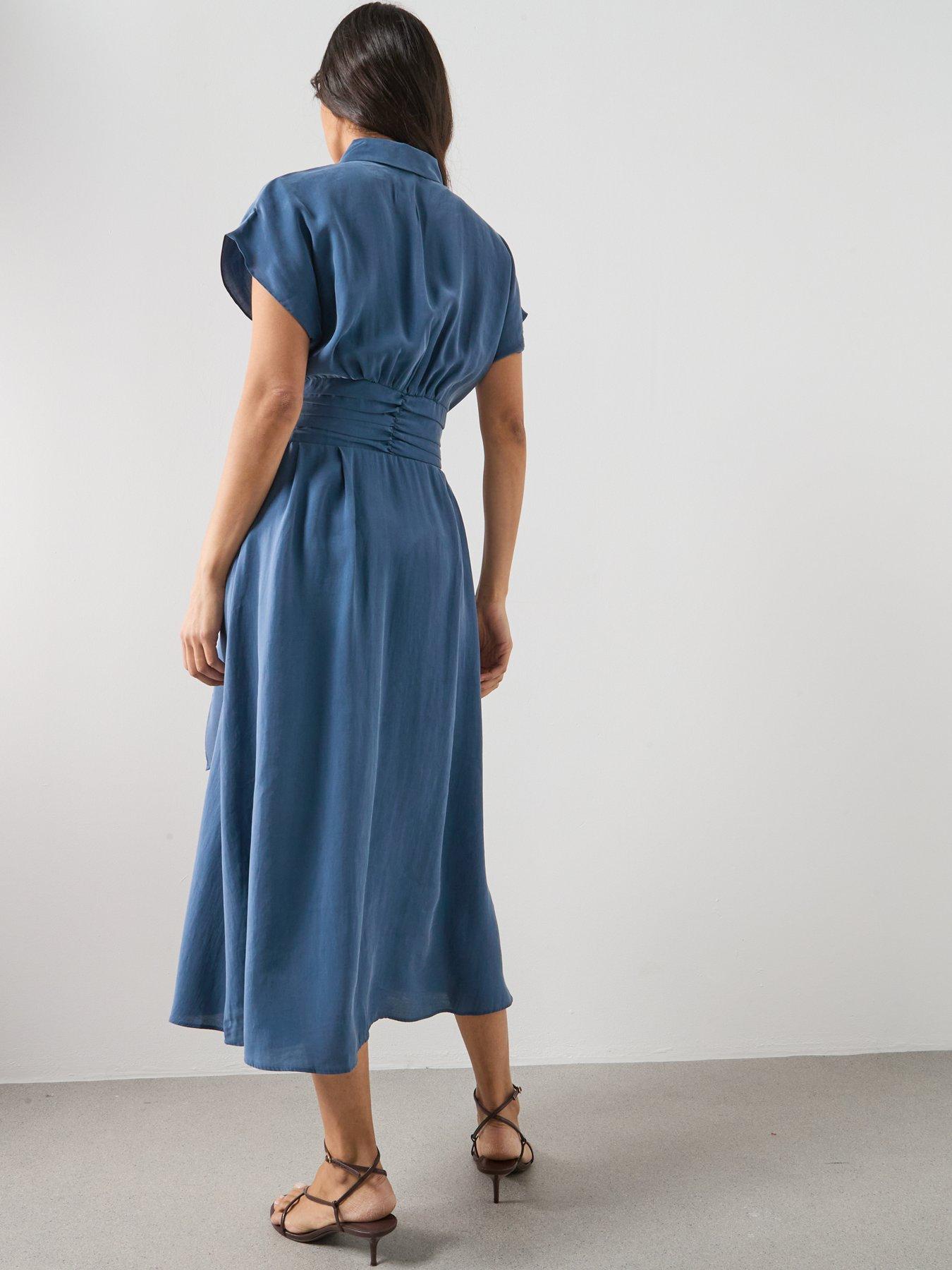 mango-belt-shirt-dress-bluestillFront