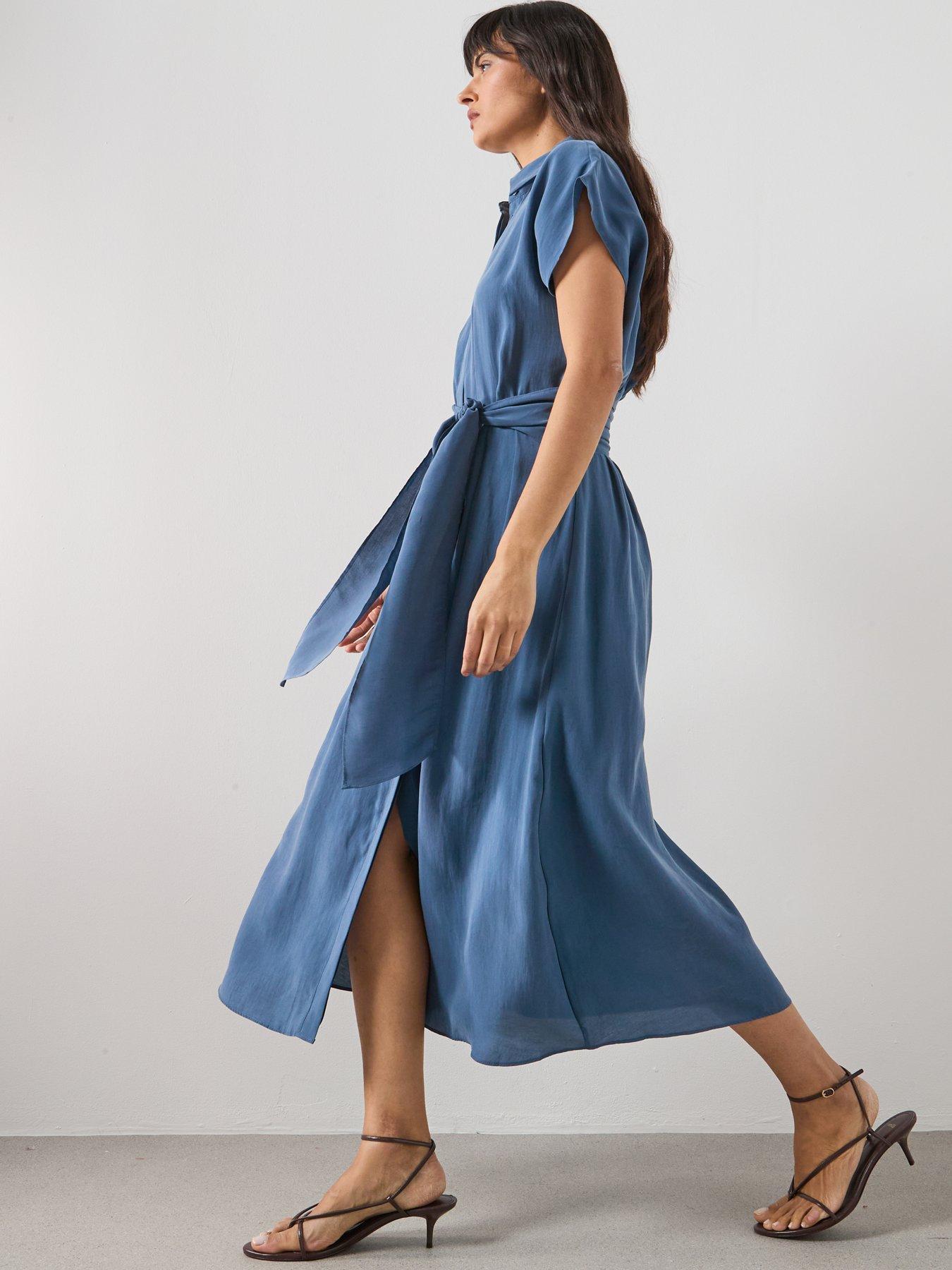mango-belt-shirt-dress-blueback