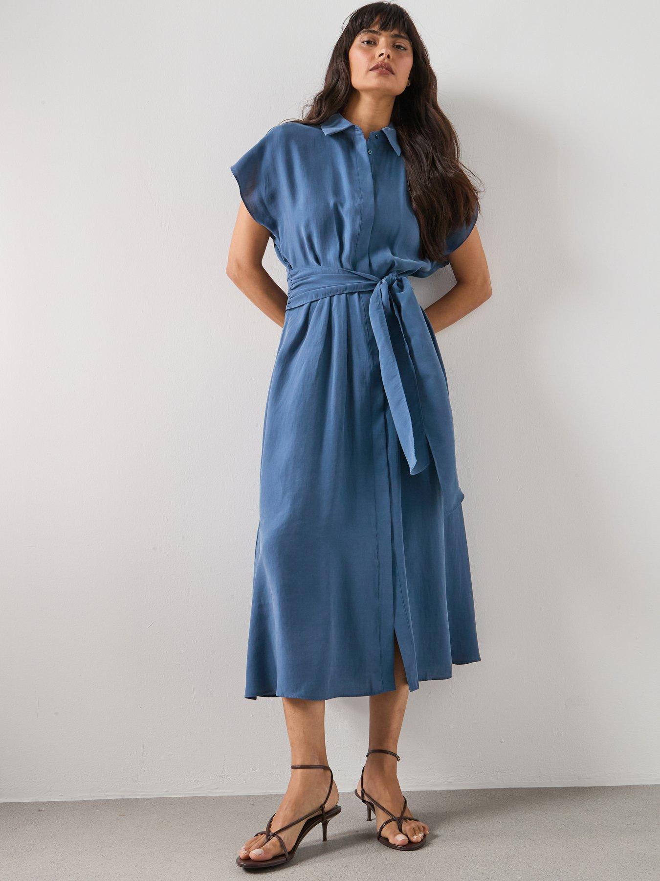mango-belt-shirt-dress-bluedetail
