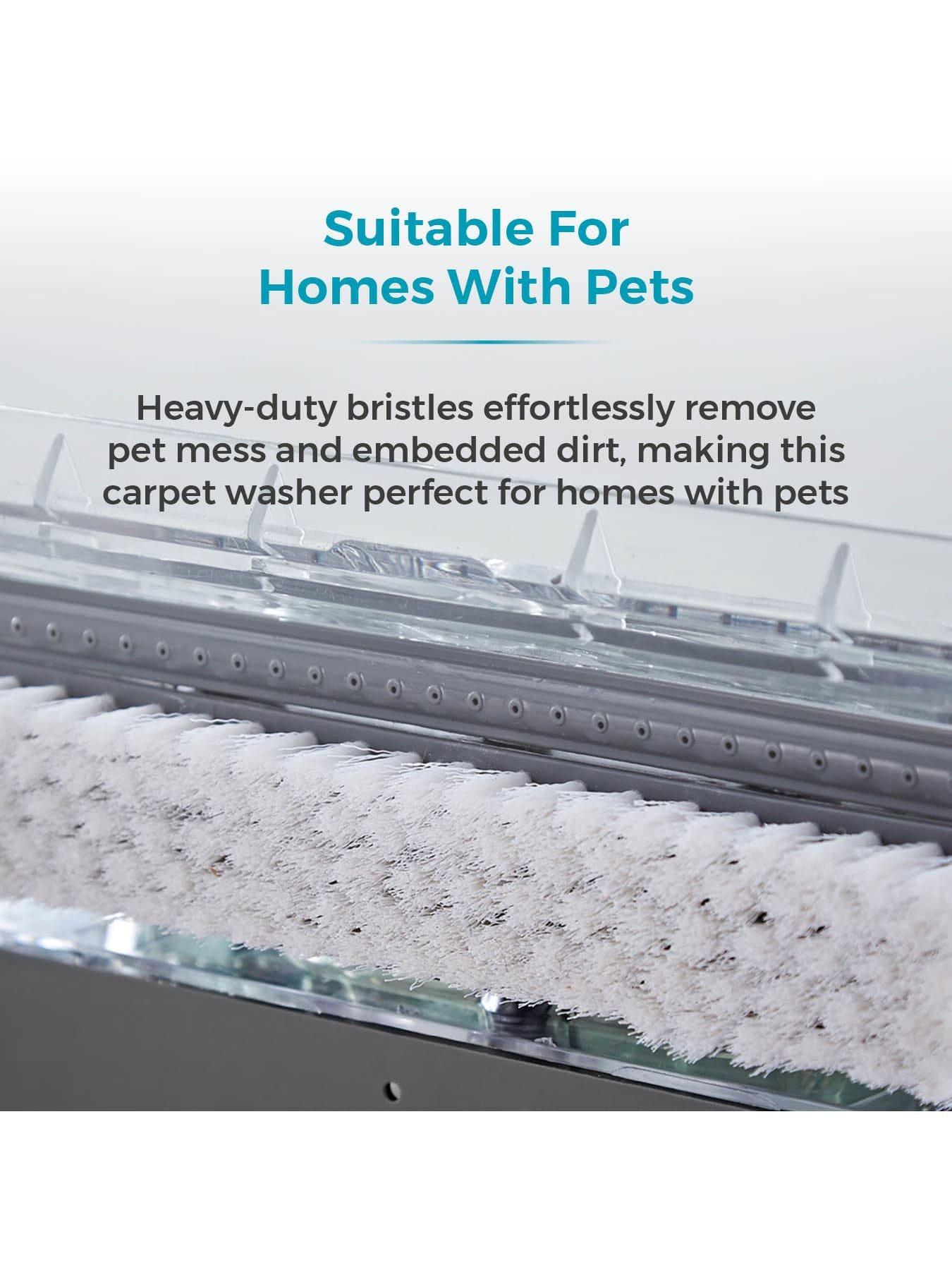 Image 5 of 7 of Tower TCW5 AQUAJETPLUS Carpet Washer with 250ml Cleaning Solution, Blue & Grey