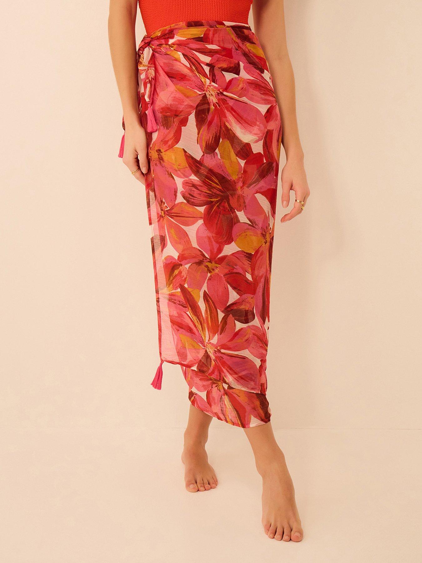 Image 4 of 5 of Accessorize Floral Print Sarong