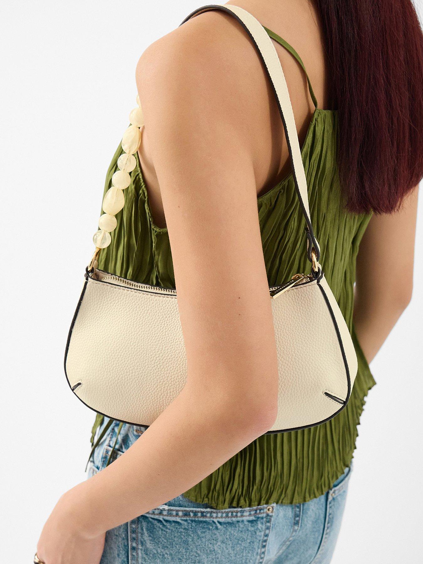 Image 2 of 5 of Accessorize Beaded Strap Shoulder Bag