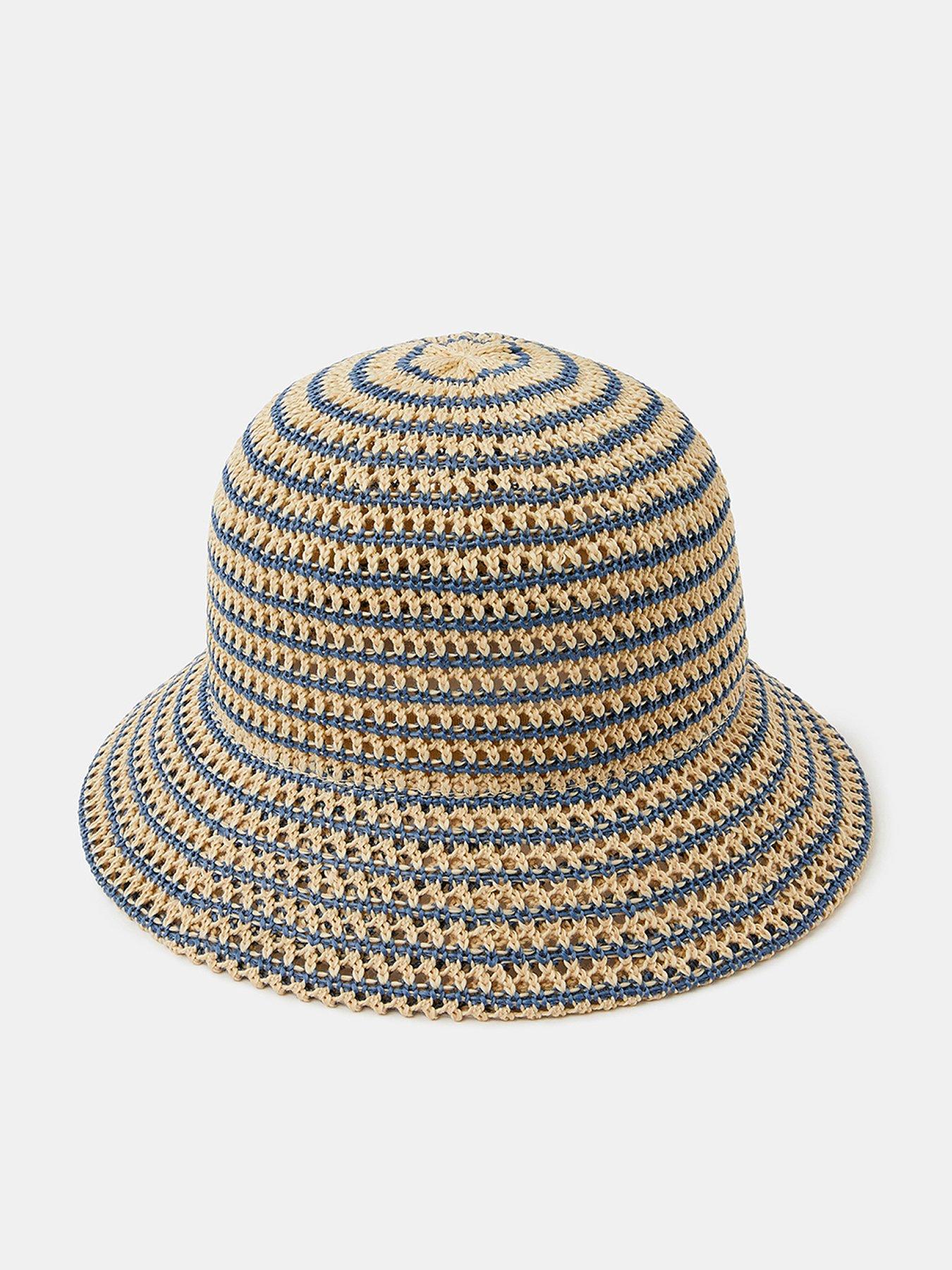 accessorize-woven-stripe-bucket-hatfront