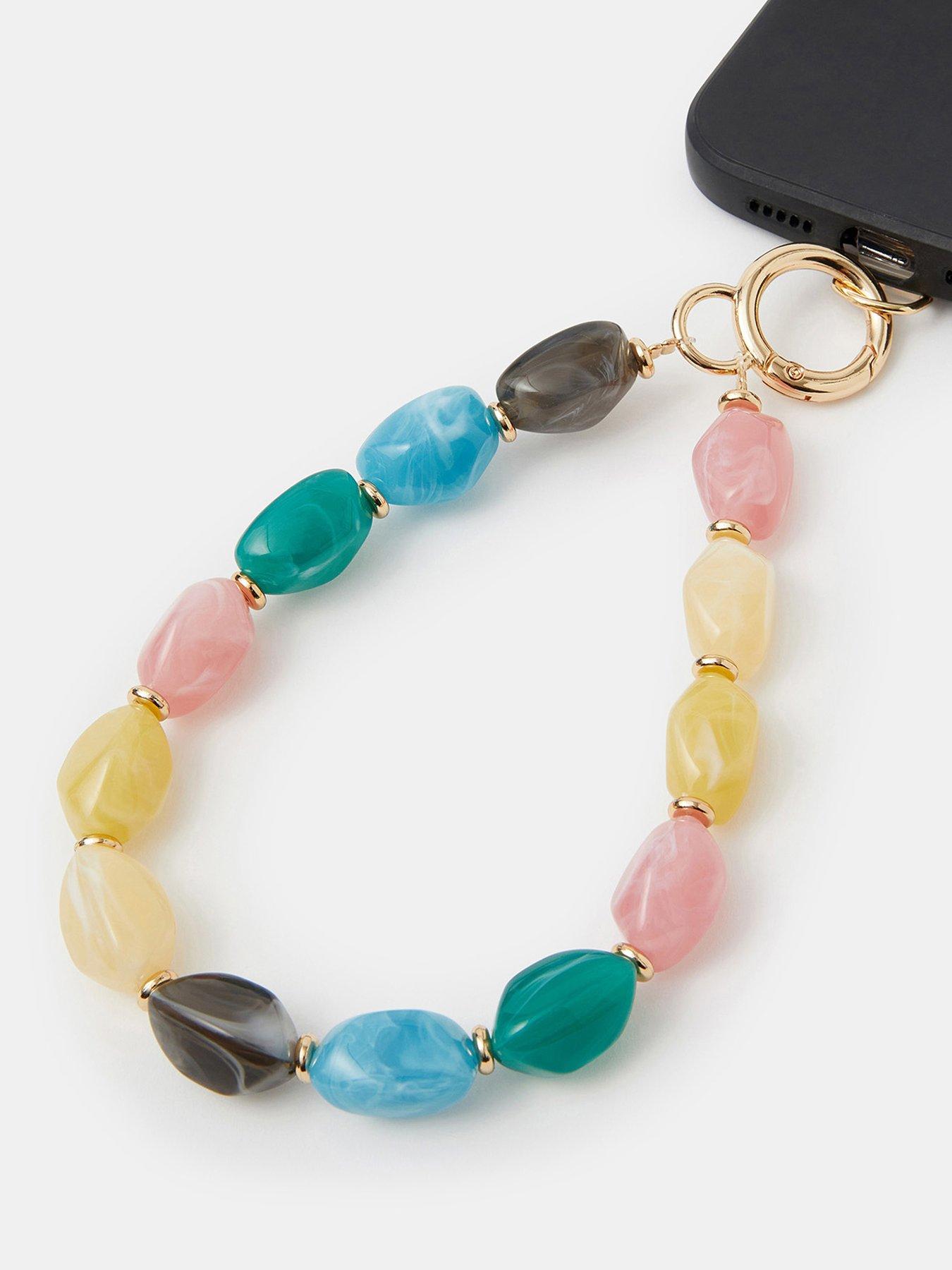 Image 3 of 3 of Accessorize Resin Bead Wrist Phone Strap