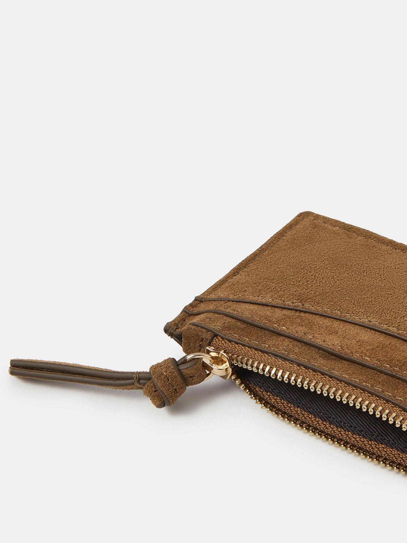 Image 3 of 3 of Accessorize Suede Card Holder