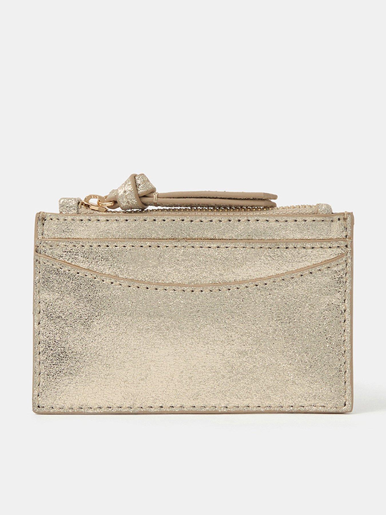 Accessorize Suede Card Holder